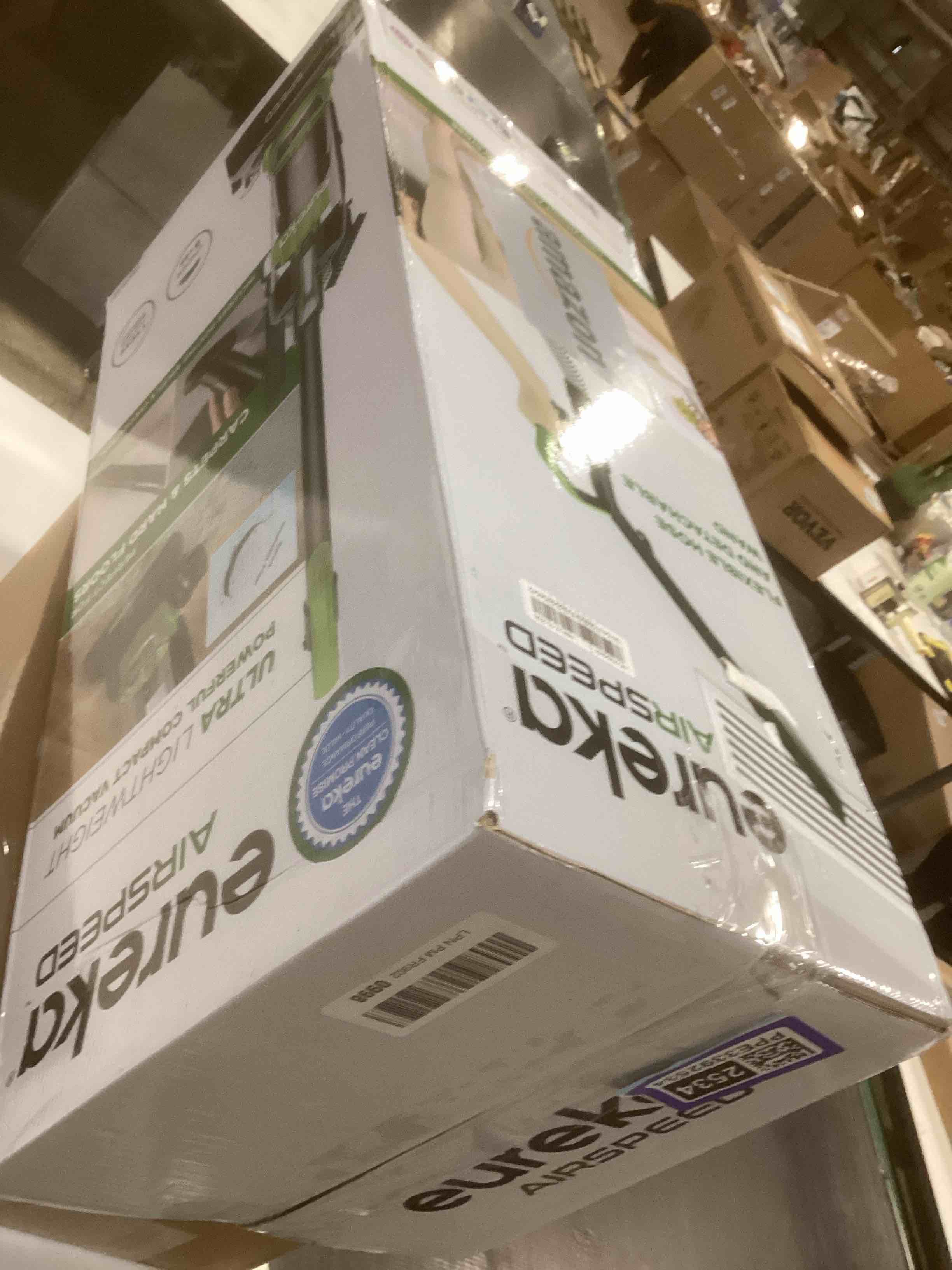 Condition photo showing As Is for Eureka Airspeed Ultra-Lightweight Compact Bagless Upright Vacuum Cleaner, NEU10AE4, Green Green Compact
