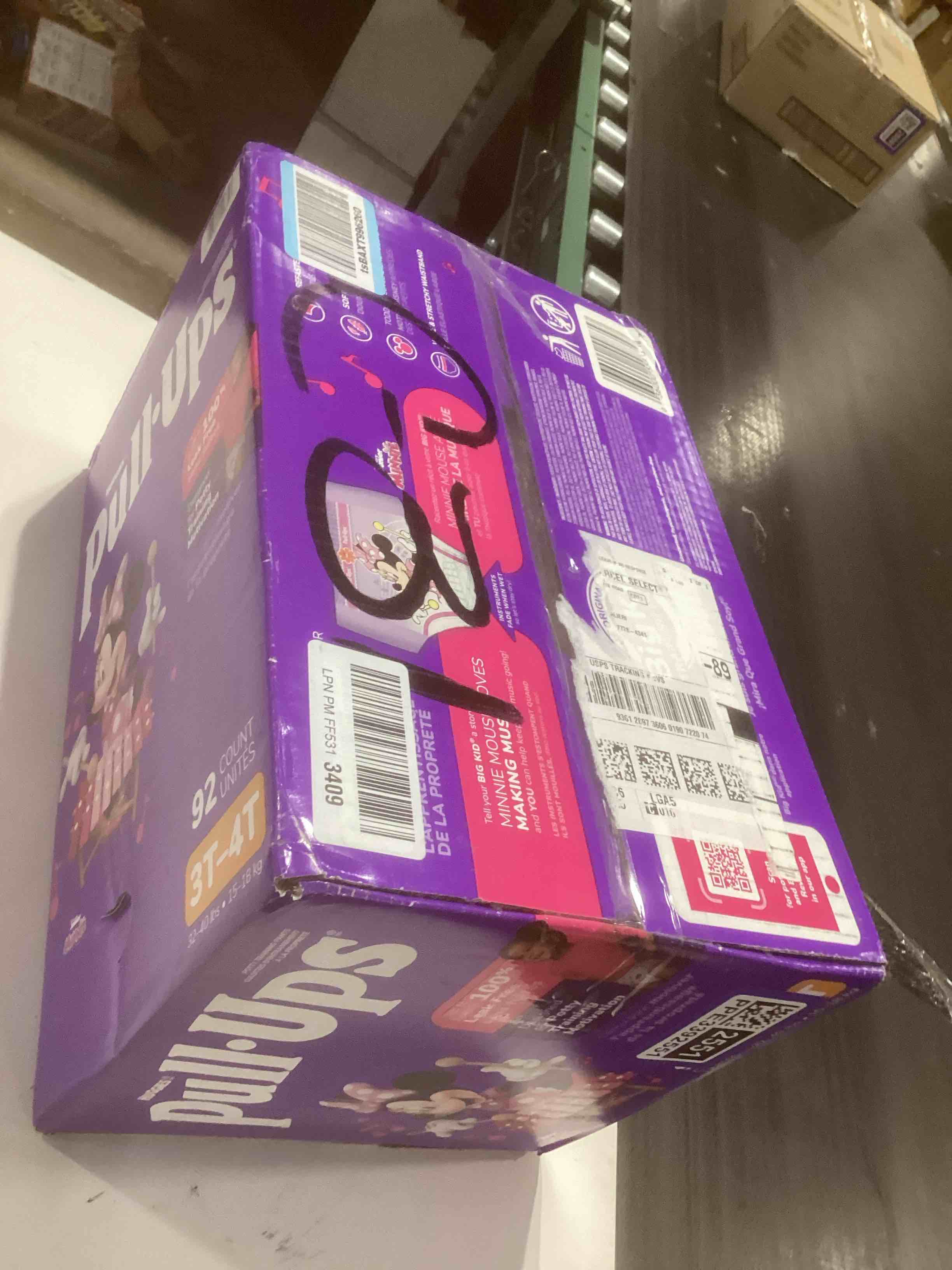 Condition photo showing Good Condition for Pull-Ups Girls' Potty Training Pants, Size 3T-4T Training Underwear (32-40 lbs), 92 Count 3T-4T 92