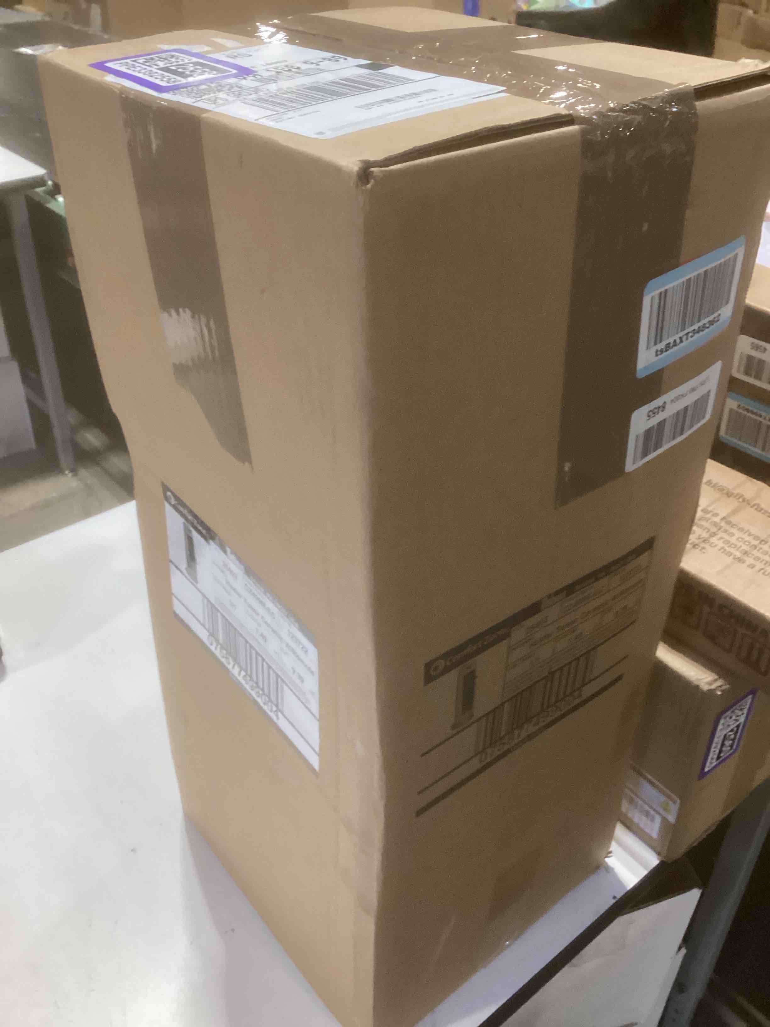 Condition photo showing As Is for Comfort Zone 1500W Oscillating Ceramic Tower Space Heater – Portable Electric Heater, Digital Display, Remote Control, 80° Oscillation & 12H Timer – Tip-Over & Overheat Protection for Home & Bedroom