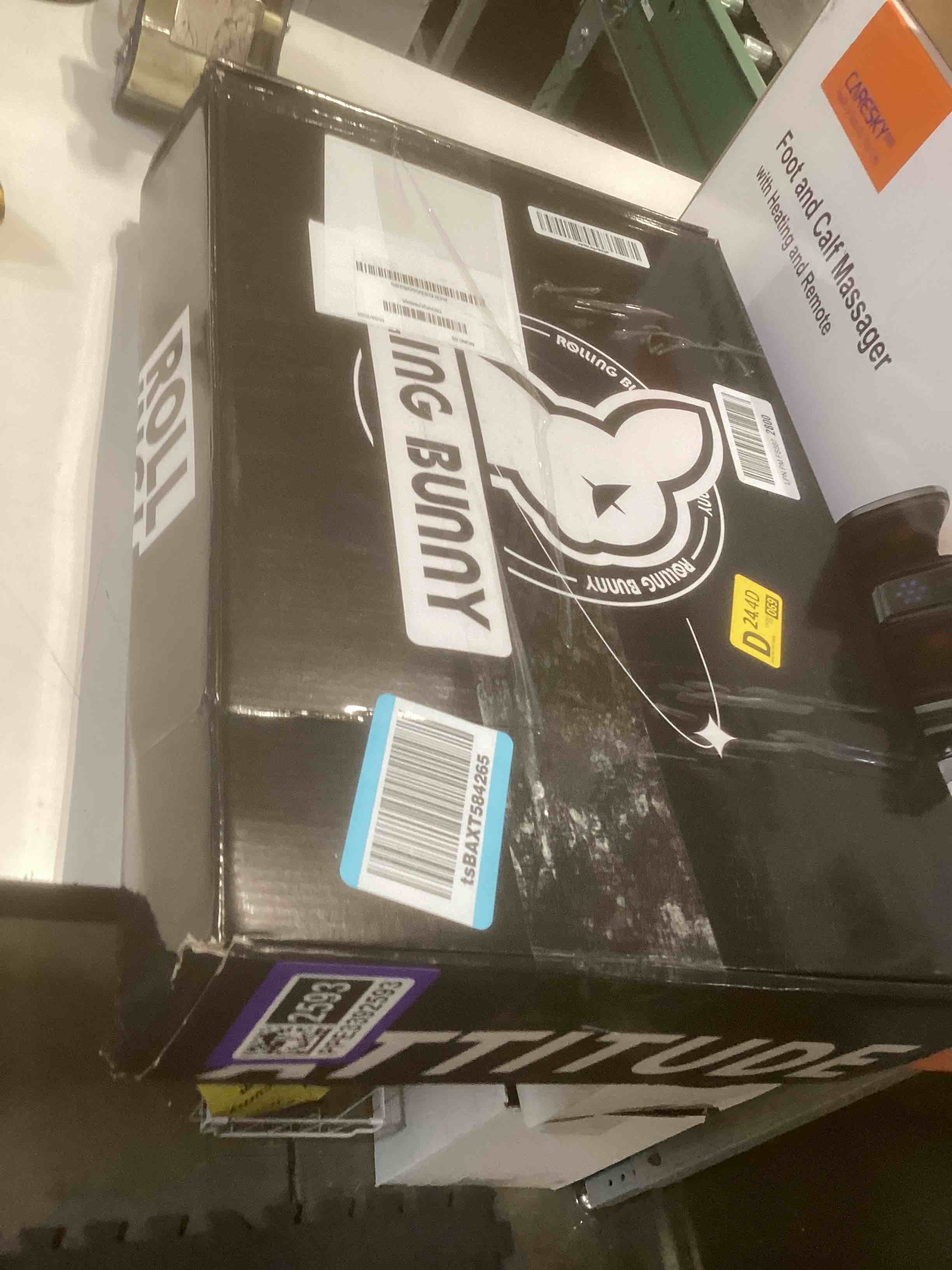 Condition photo showing New/Like New for Inline Skates for Women Girls - Adult Inline Skates for Outdoor and Indoor, with Durable Outer Shell and Ankle Support, ABEC-7 Bearings, Solid and Comfortable Black / White US Women 9