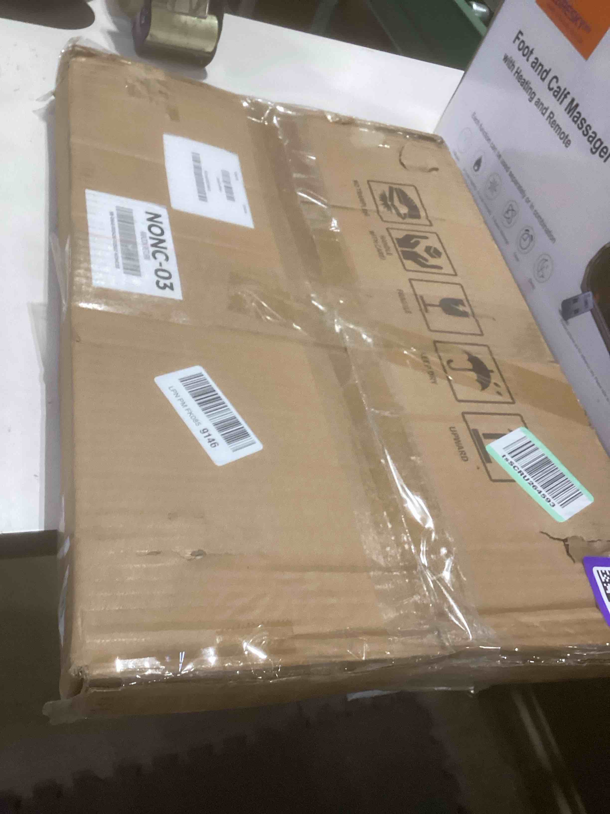 Condition photo showing As Is for BUYIFY Folding Lap Desk, 23 Inch Portable Wood Black Laptop Bed Desk Lap Desk with Cup Holder, for Working Reading Writing, Eating, Watching Movies for Bed Sofa Couch Floor