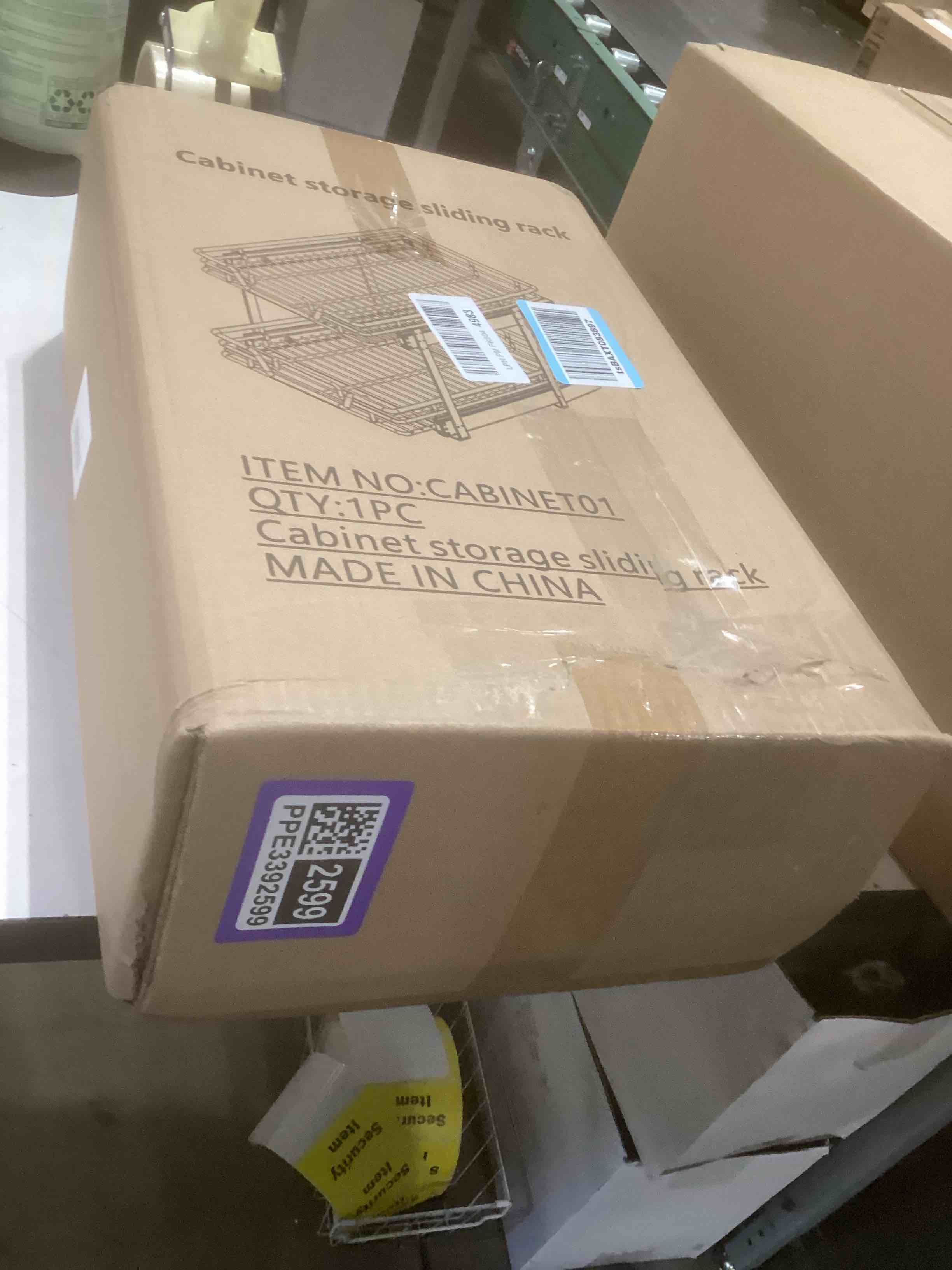 Condition photo showing Good Condition for QUYUWU 2-Tier Kitchen Cabinet,Pull Out Cabinet Organizer,Shelf and Drawer Organizer Slide Out Pantry Storaqe Basket in Multiple Sizes (12" W x21 D) 12" W x21" D