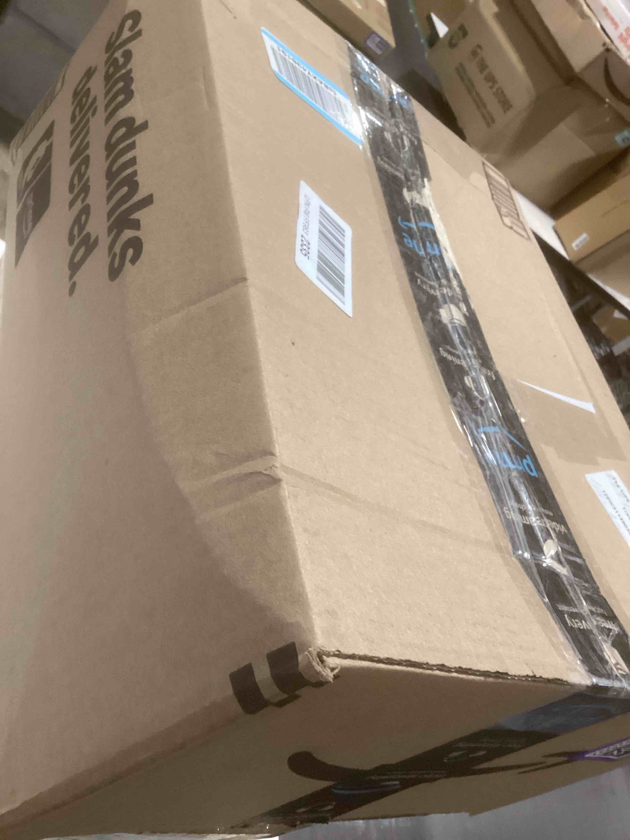 Condition photo showing As Is for HYLEORY All Season Queen Size Bed Comforter - Cooling Down Alternative Quilted Duvet Insert with Corner Tabs - Winter Warm - Machine Washable - Dark Grey Dark Grey Queen?88*88?