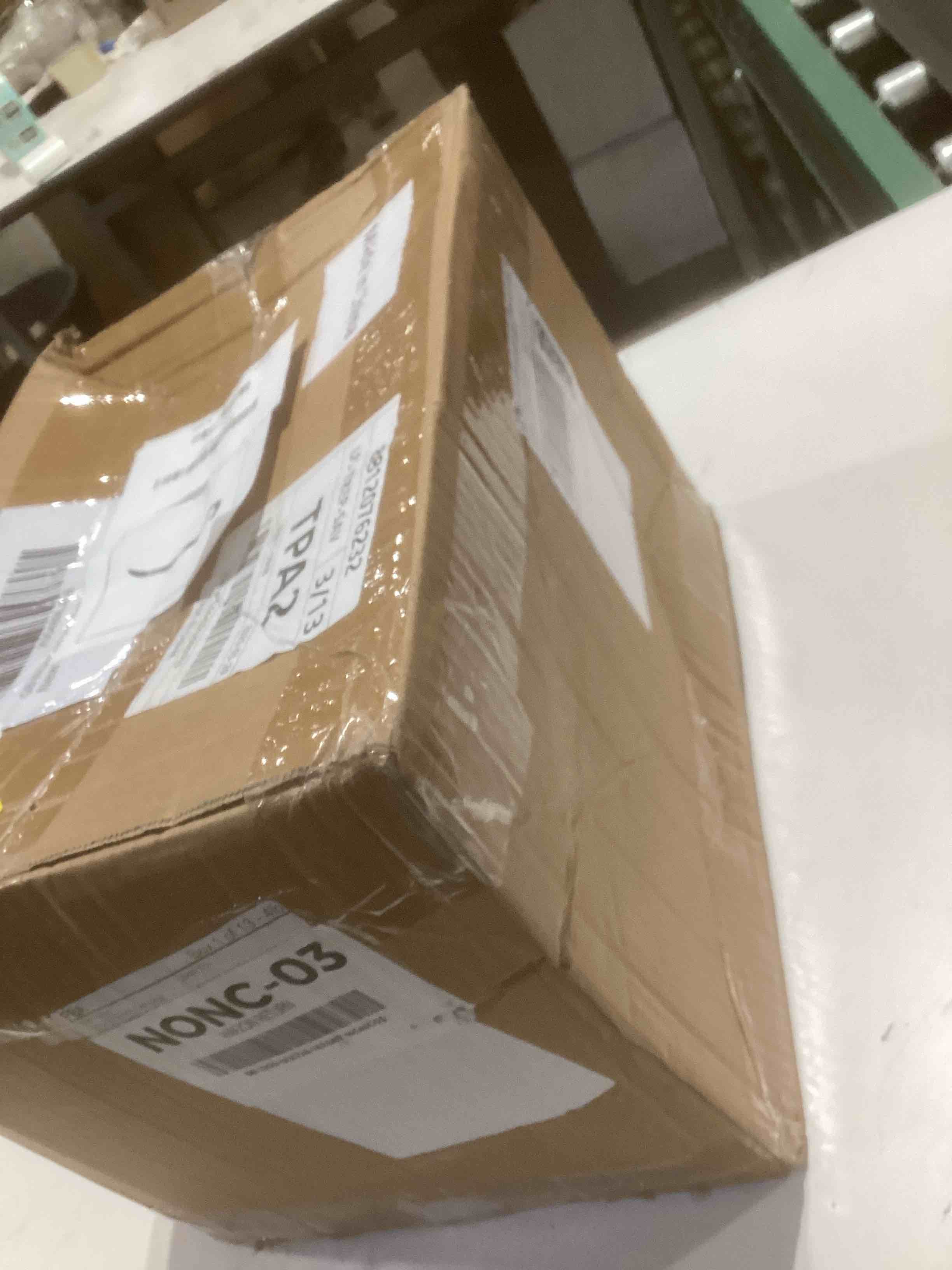 Condition photo showing Good Condition for GIB Large Wicker Storage Baskets for Shelves, Woven Laundry Basket for Organizing Clothes Blanket Basket, Decorative Rectangular Closet Organizers Storage Bins with Handles, Black/Dark Gray, 4 Pack Dark Gray Large