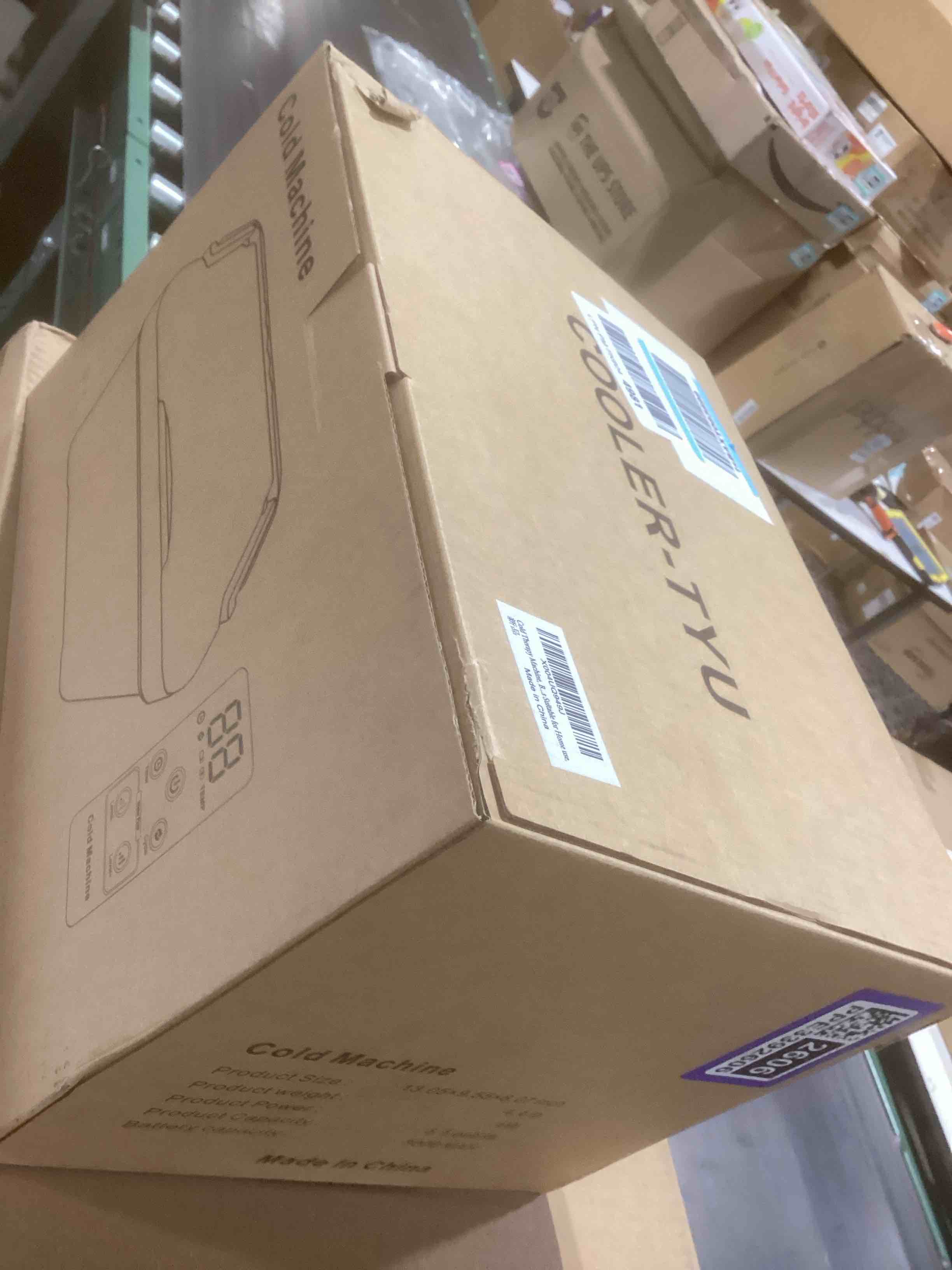 Condition photo showing Good Condition for Cold Therapy Machine, Built-in 3000mAh Battery, Cold Therapy for Knee Replacement, Ice Machine for Knee After Surgery, Cryotherapy Systems Suitable for Home use, Blue 8.5 qt