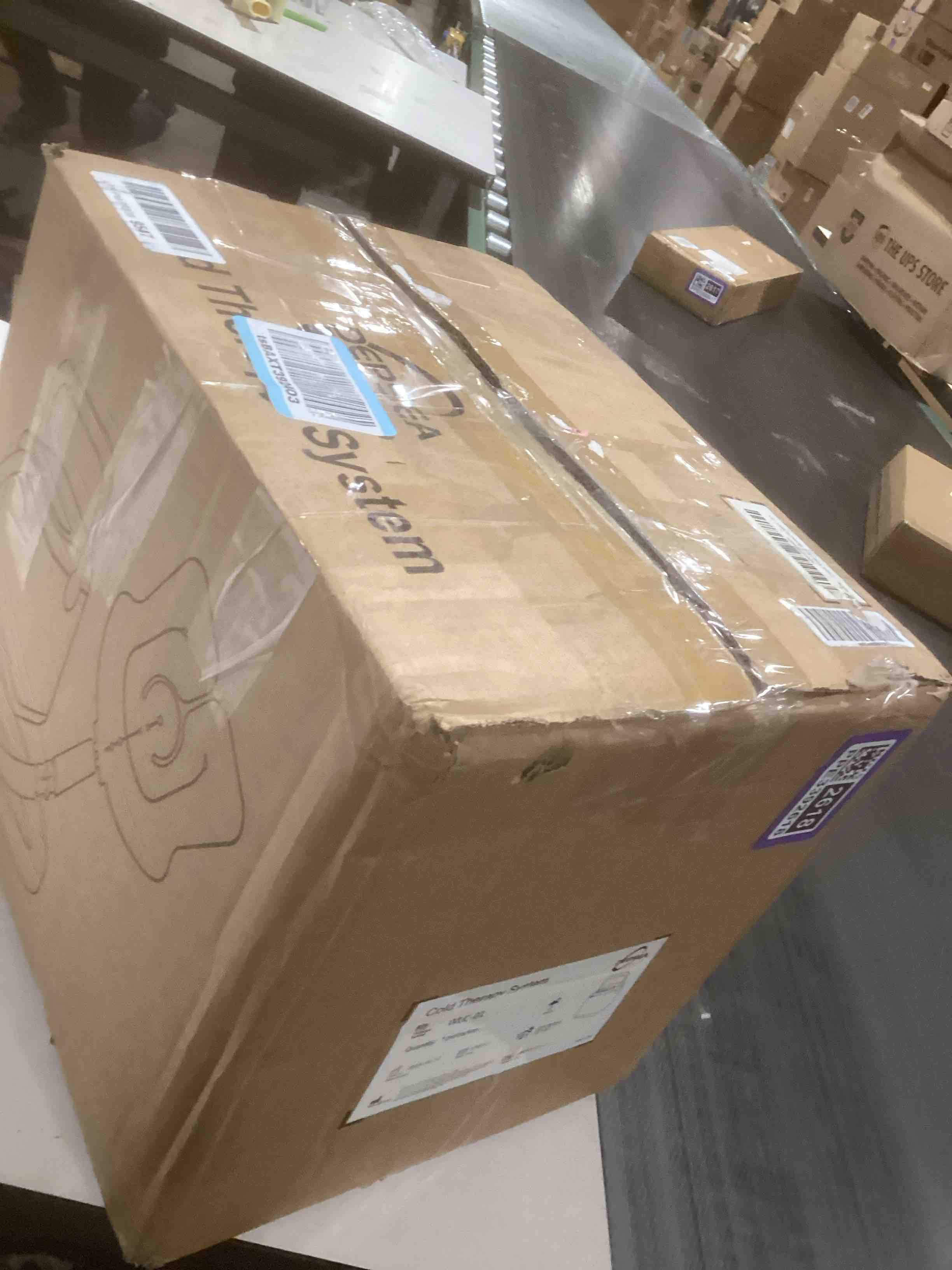 Condition photo showing Good Condition for Cold Therapy System, Ice Therapy Machine Post-Surgery, Quiet Ice Machine After Knee Surgery, with a Universal Pad for Knee, Elbow, Ankle, Shoulder and Lumbar.