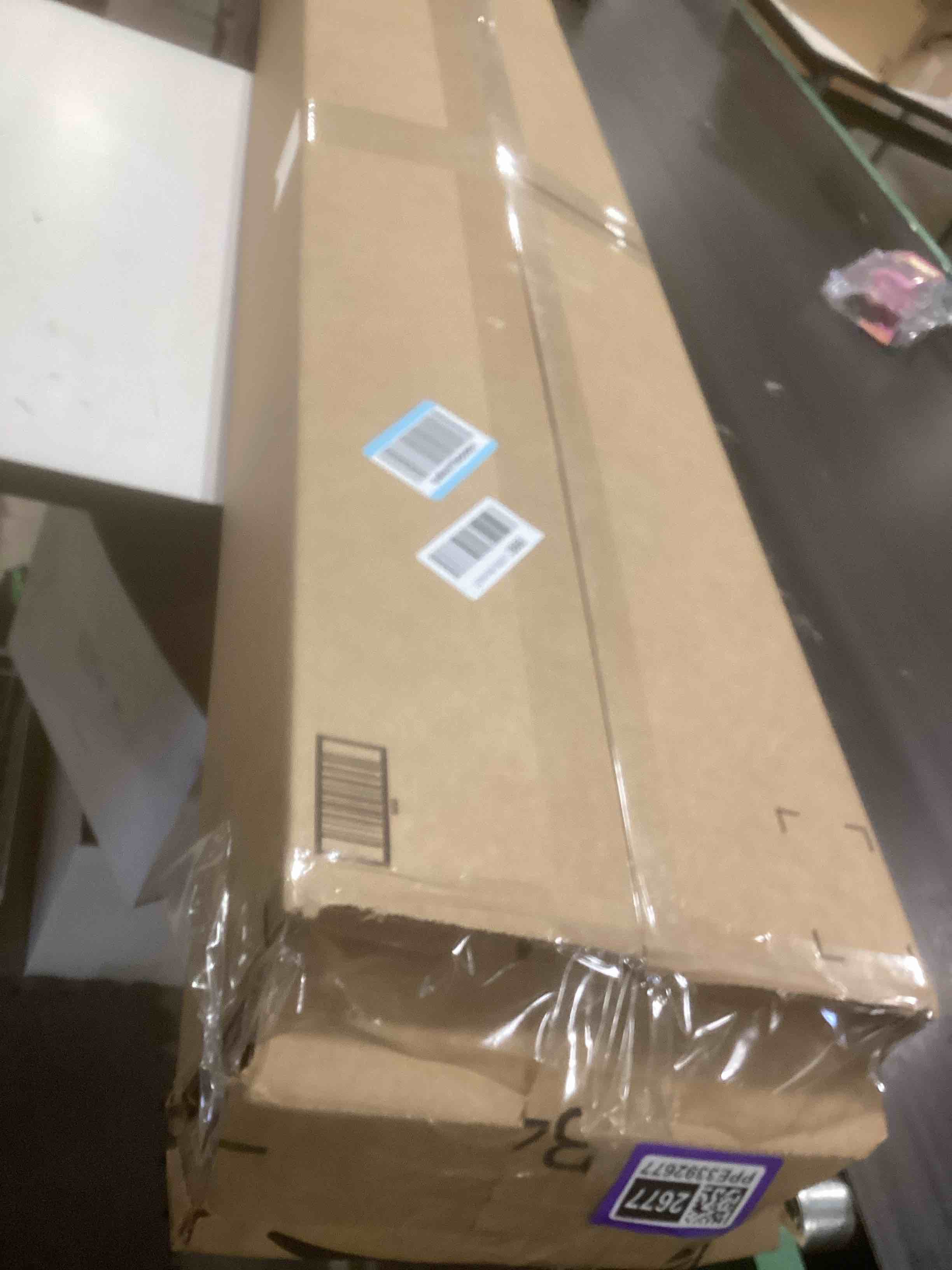 Condition photo showing As Is for Cordless Roller Shades Blackout Blinds for Windows Room Darkening Rolled Up Shades with Spring System, UV Protection Window Shades Door Blinds for Home and Office (59" W x 72" H, Ivory) 59"W x 72"H Ivory