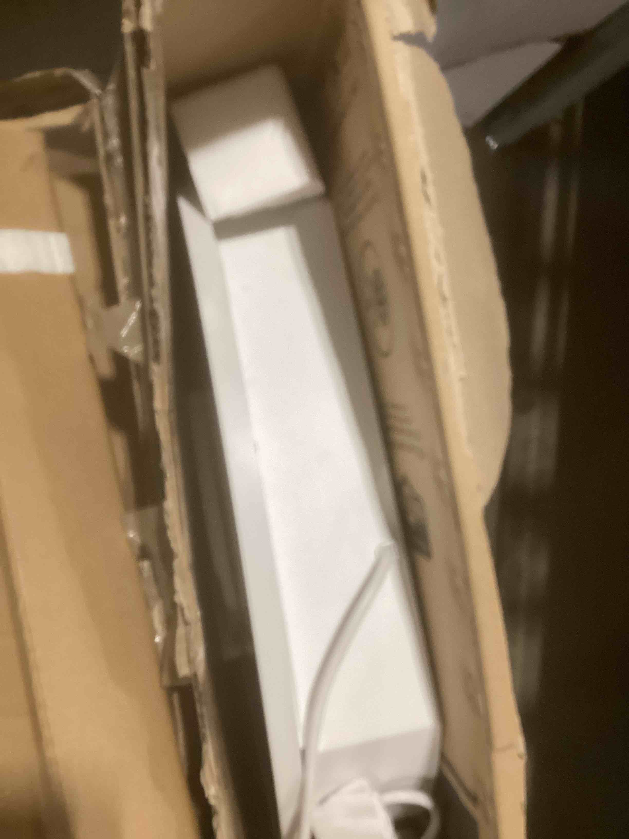 Condition photo showing Good Condition for SIMILAR TO…Keonjinn Round LED Medicine Cabinet 24 Inch, White Lighted Medicine Cabinet for Bathroom with Mirror, Circle, Electrical Outlet, 3 Color Lights, Anti-Fog, Dimmable, Surface Mount Only