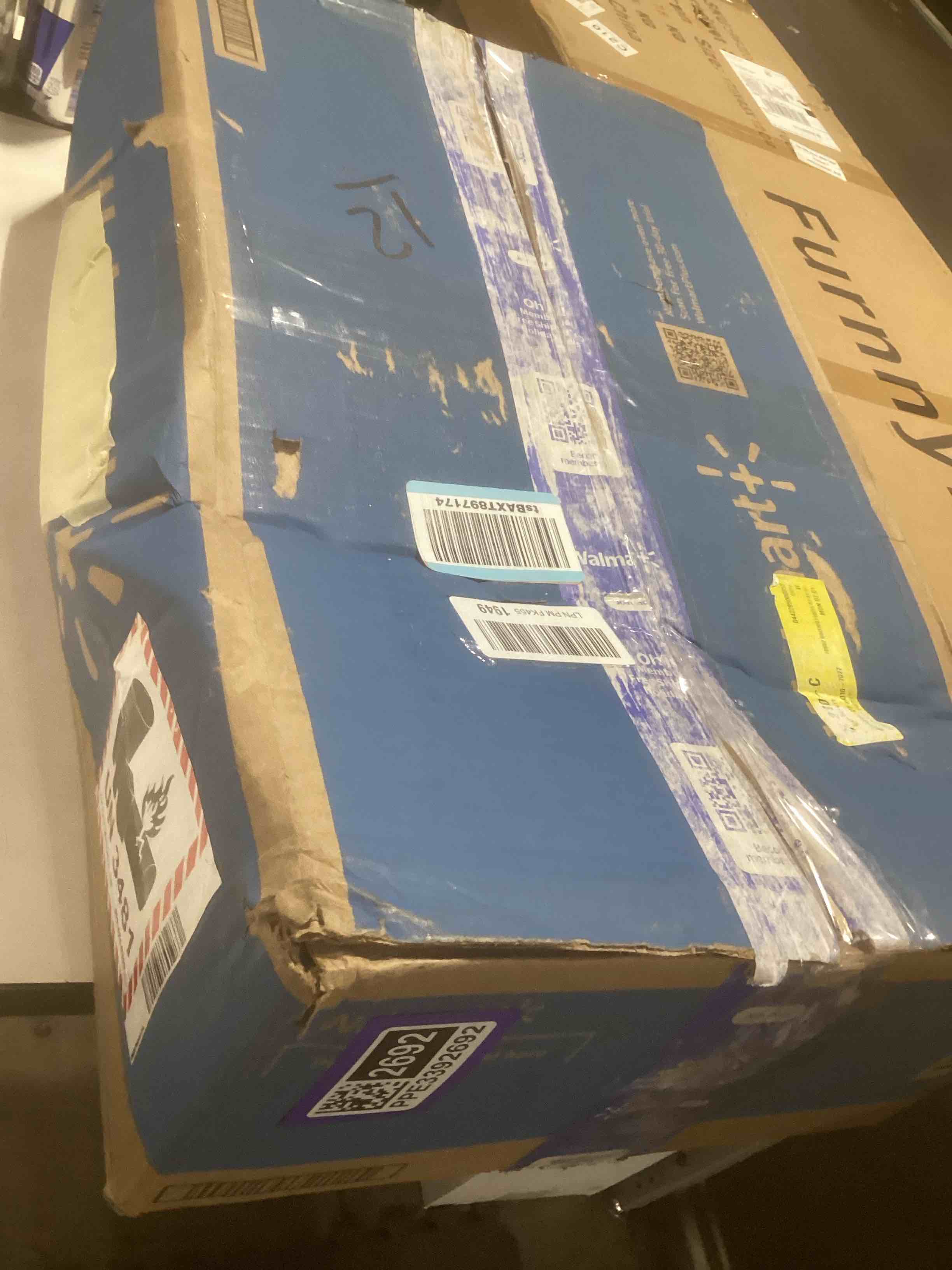 Condition photo showing As Is for Baby Delight Alpine Deluxe Portable Bouncer, Infant, 0-6 Months, 100% GOTS Certified Cotton Fabrics, Organic Oat