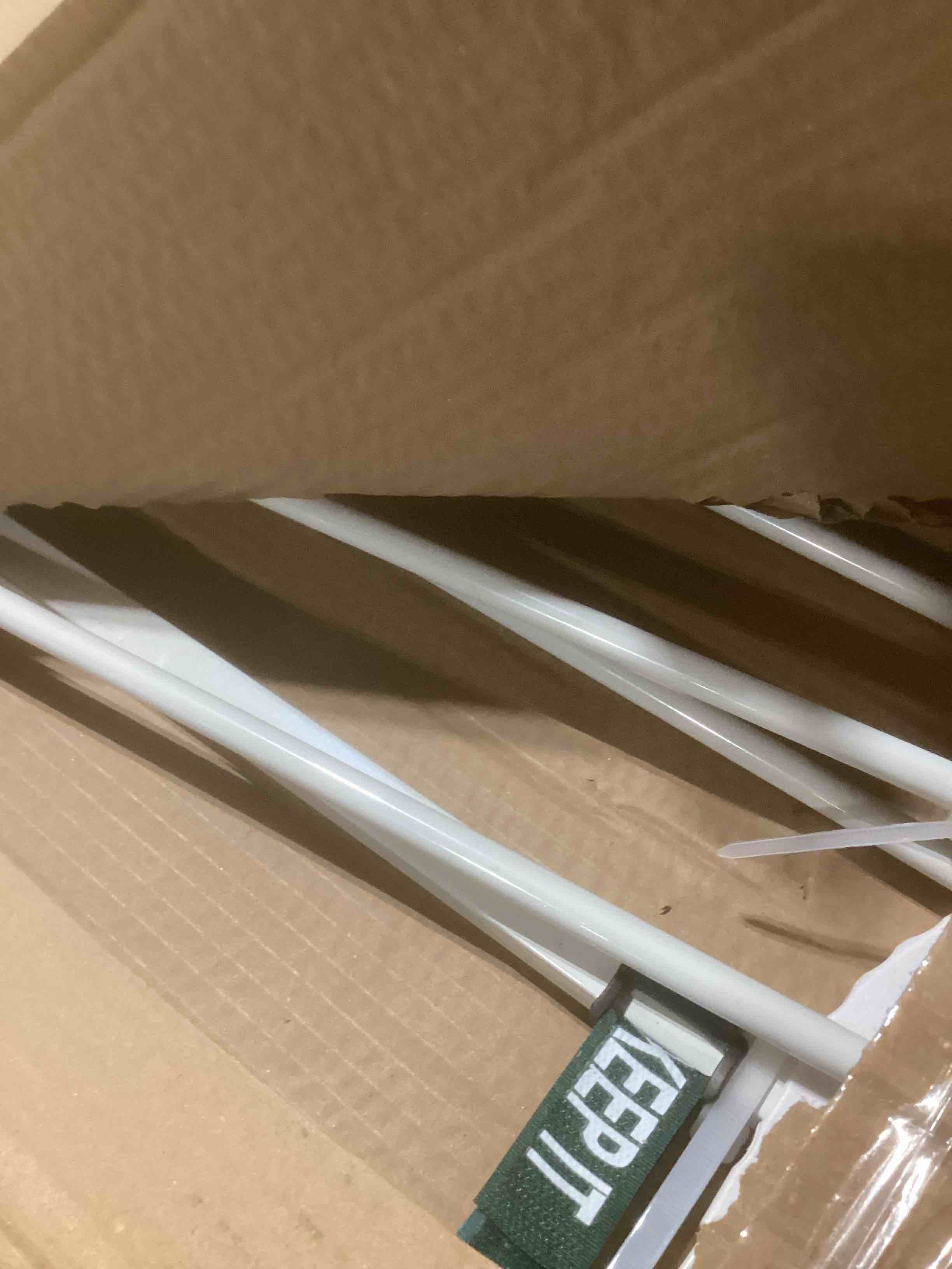 Condition photo showing As Is for 29-43" Baby Gate for Stairs, 30" Tall Dog Gate Indoor, Pressure Mountd Baby Gates with Auto-Close/Hold-Open Features and Anti-Trip Pedal, Safety Kids Gate for Doorways, House, Stairs-30 H White White 29-43"*30"H