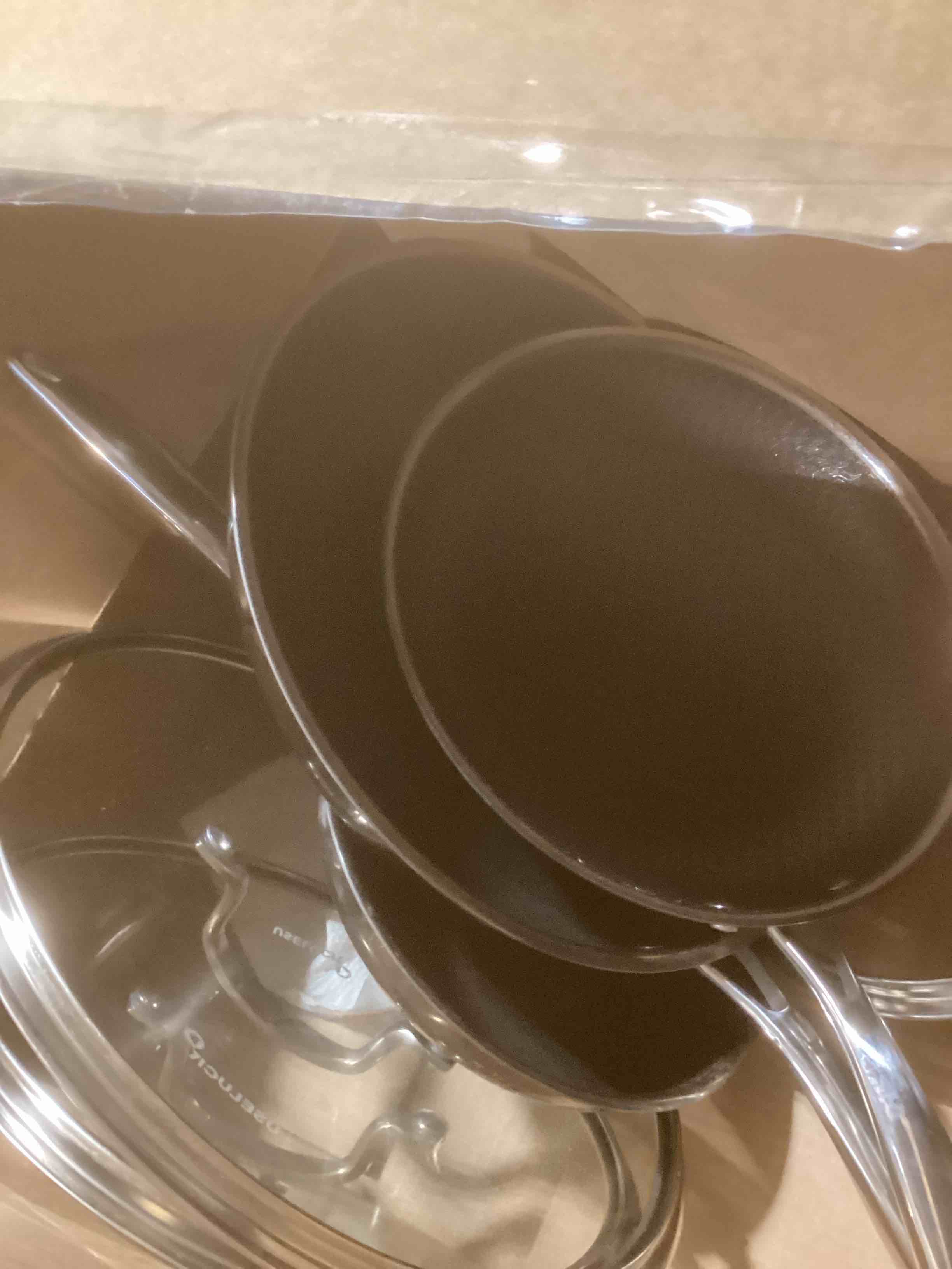Condition photo showing As Is for Nonstick Frying Pans with Lid,8/10/12 inch Stainless Steel Skillet Set with Honeycomb Surface, Induction Compatible, Oven & Dishwasher Safe, PFAS-Free Cookware Sets (Stainless Steel, Frying Pan 6PCS)