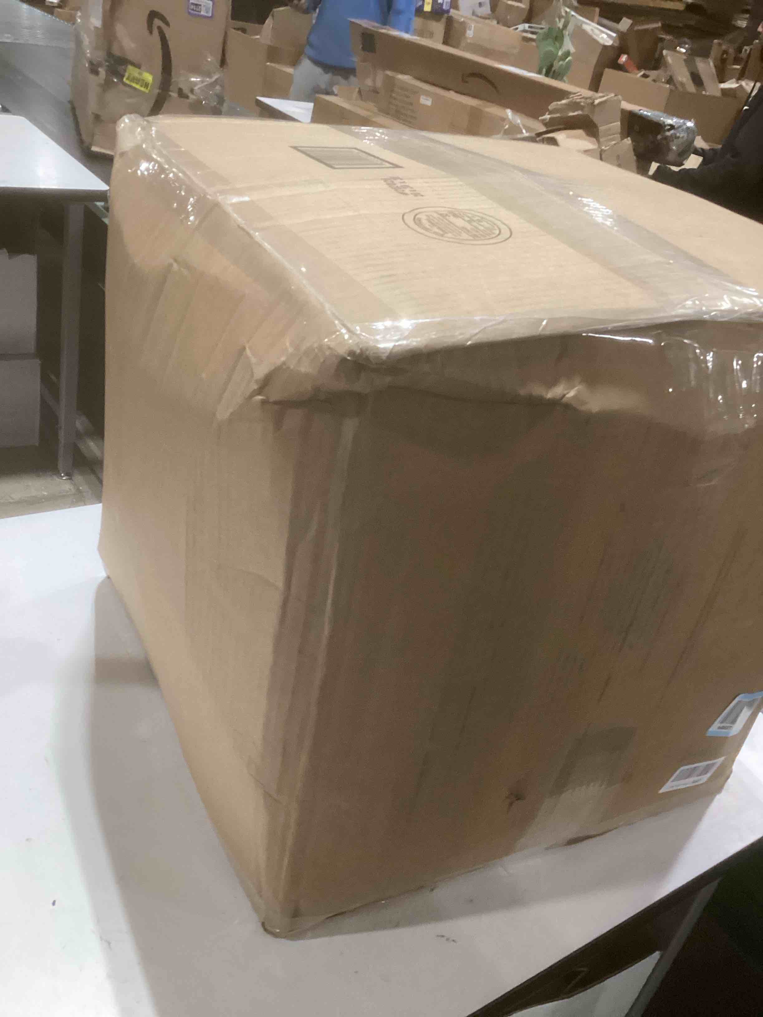 Condition photo showing Good Condition for Human Dog Bed, 71''x45''x12'' Size Fits You and Pets, Washable Faux Fur Pet Bed for People Doze Off, Napping Orthopedic Dog Bed, Present Plump Pillow, Blanket, Strap - RustWhite 71.0"L x 45.0"W x 12.0"Th RustWhite