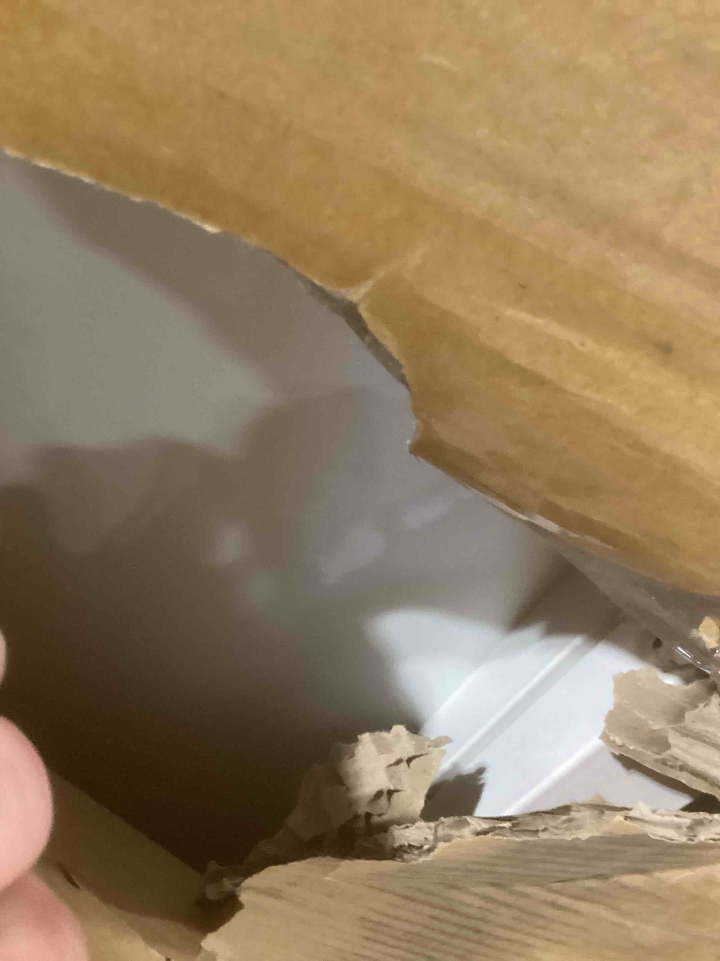 Condition photo showing As Is for DlandHome Large Computer Desk, Folding Desk, Decent and Steady Home Office Desk/Workstation/Table 54.3inch White White