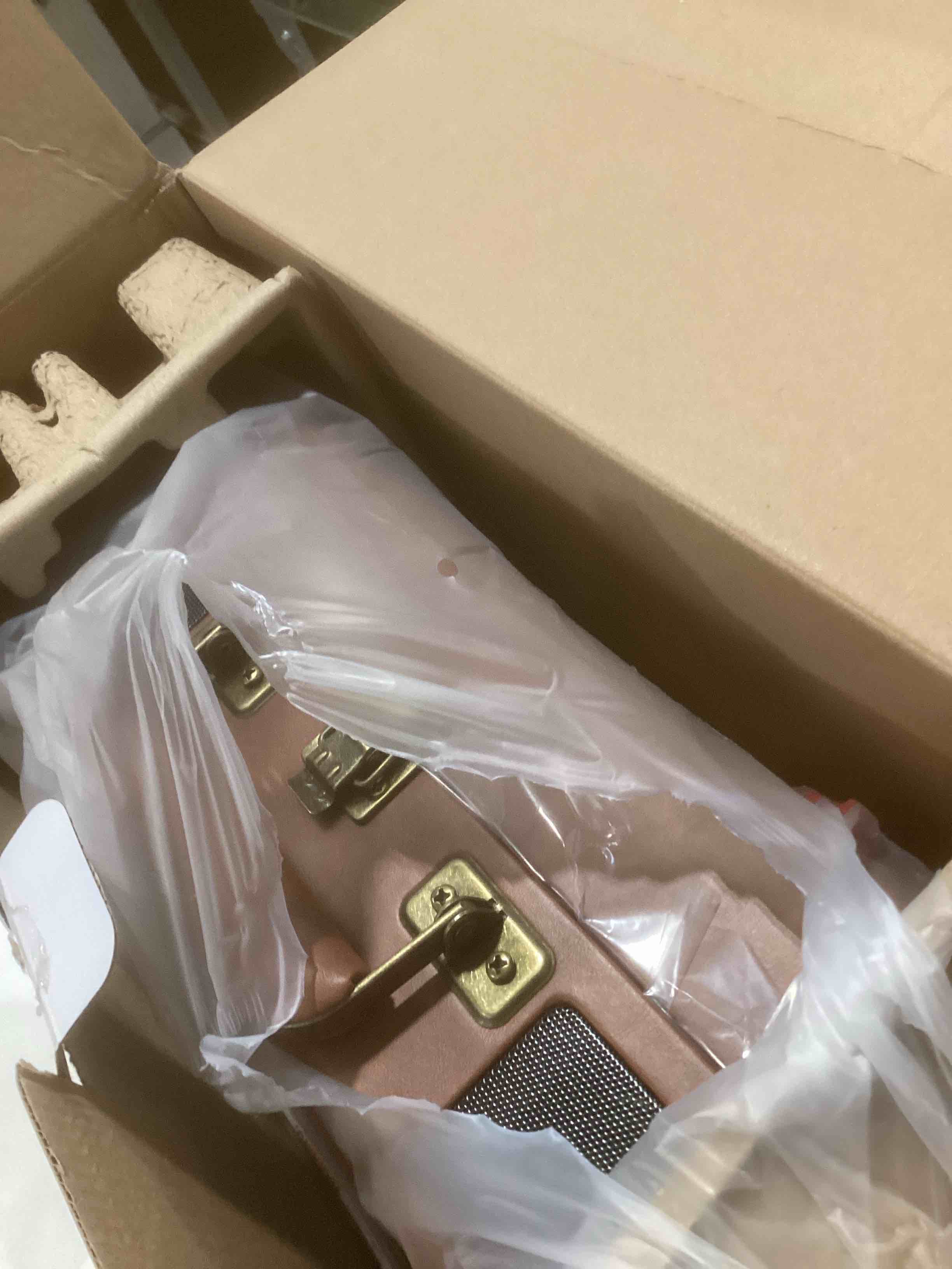 Condition photo showing item condition for Victrola Journey Bluetooth Portable Suitcase Record Player – with Built-in Speakers, 3 Speed Vinyl Record Player, RCA Out, Headphone Jack (Brown)