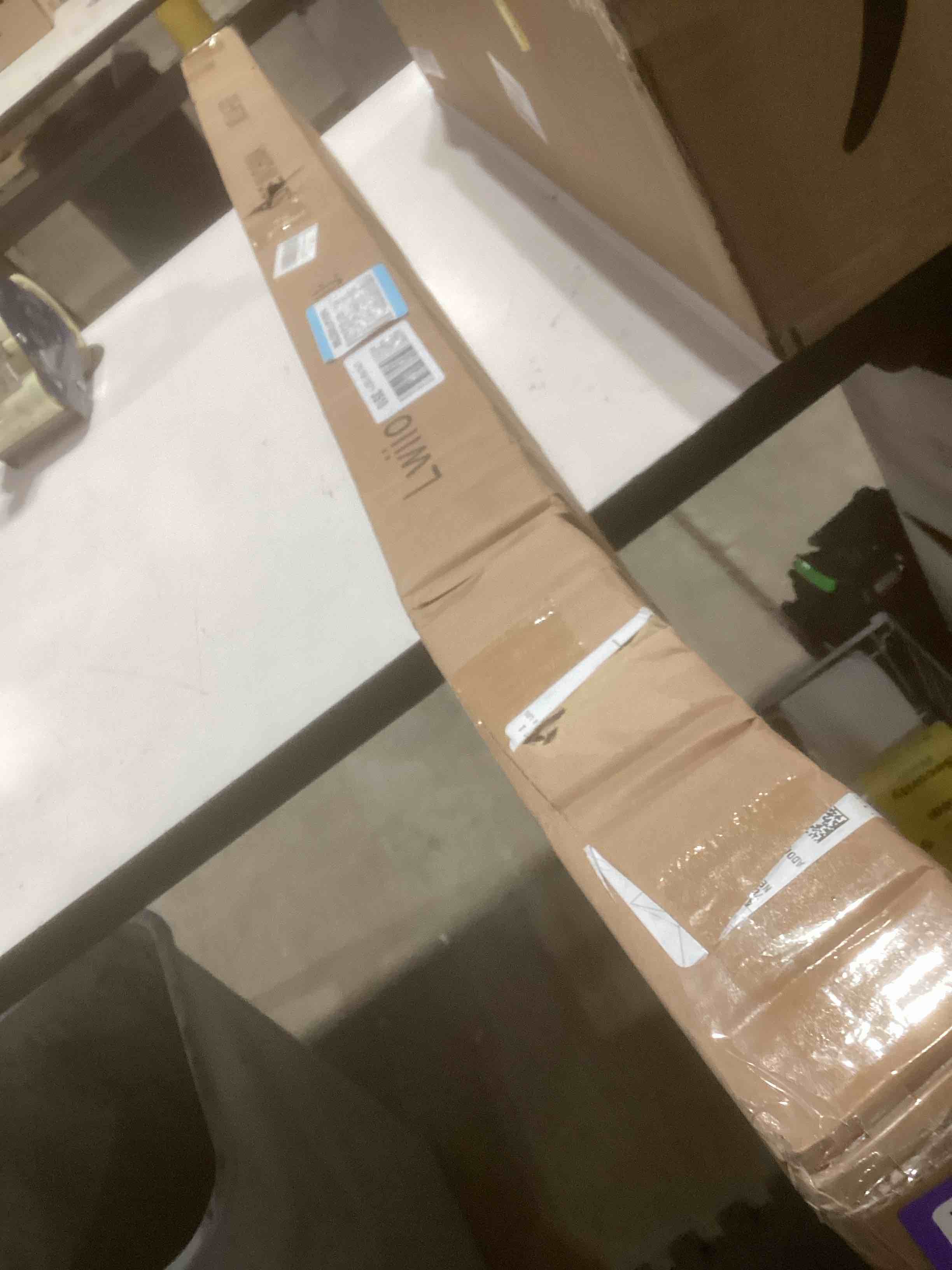 Condition photo showing As Is for Heavy Duty Curtain Rods,1 1/4" Large Diameter Premium Nonadjustable Curtain Rod,48in/4ft Custom Window Treatment Rods with Durable Aluminum Brackets and End Caps,Antique Bronze Finish Antique Bronze 48in/4ft