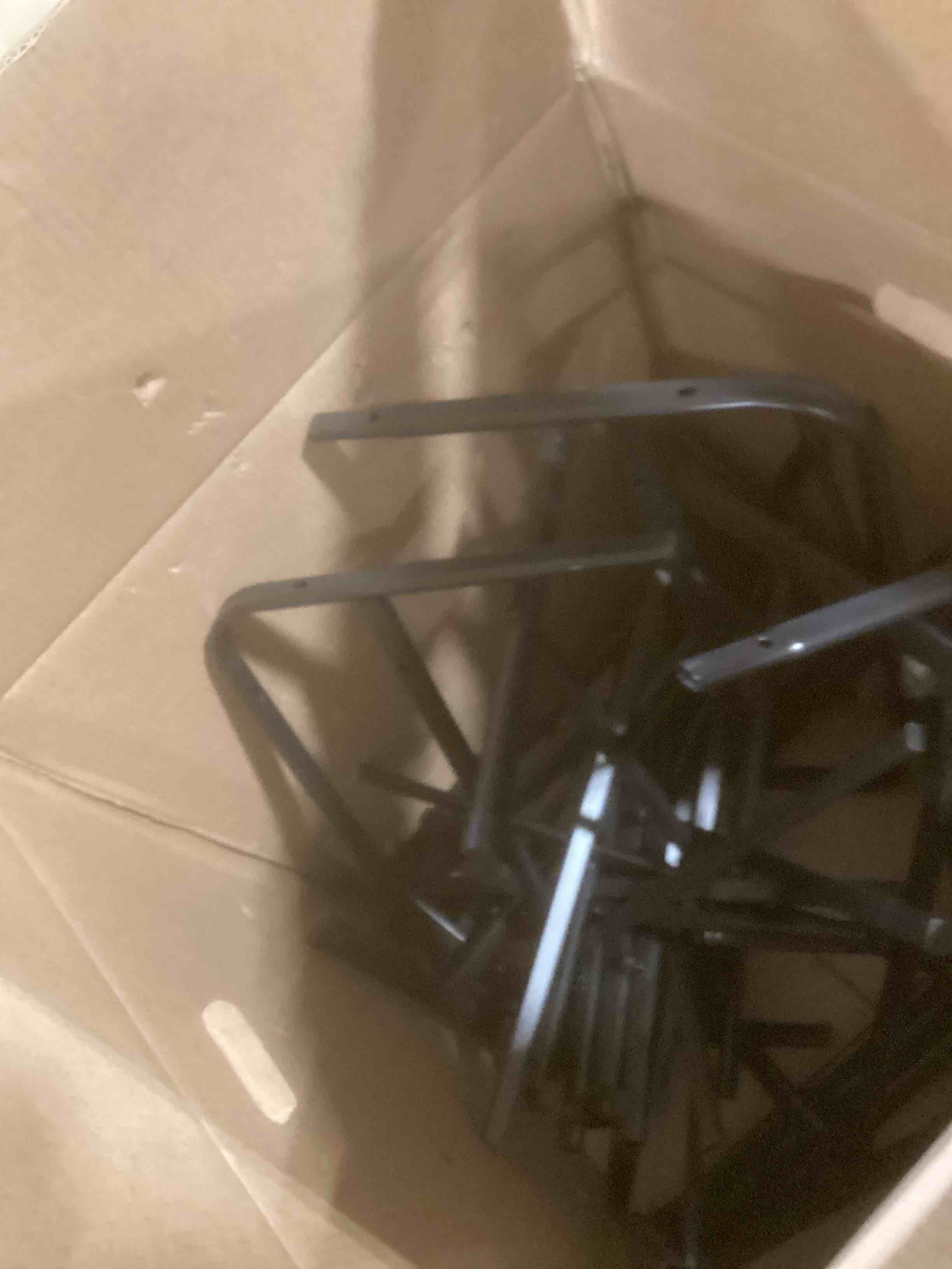 Condition photo showing As Is for Zinus Rumi 14in Full Metal Bed Frame, Quick Assembly SmartBase® Mattress Foundation, Heavy Duty Sturdy Steel with No Box Spring Needed, Eco-Friendly Packaging, Black Black Full Basic Assembly