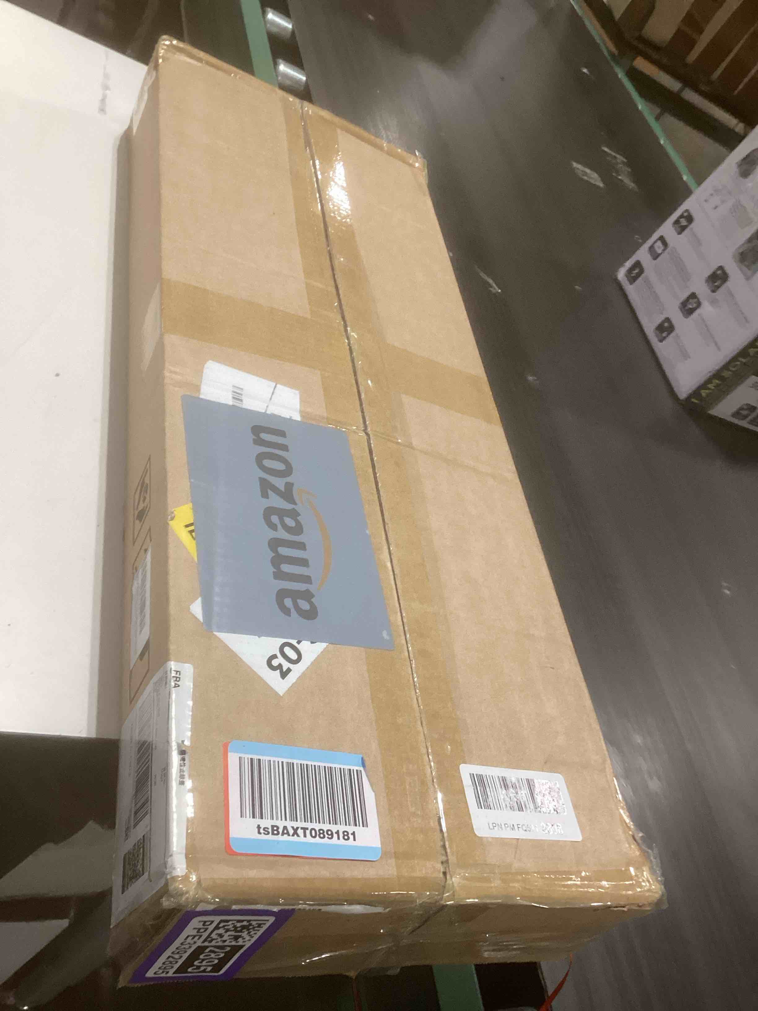 Condition photo showing Good Condition for Maydear Bamboo Ladder Shelf Bookcase, 4-Tier Leaning Bookshelf Free Standing Organizer Storage Shelves for Living Room, Bedroom, Kitchen, Home Office, Balcony (Walnut) 4 Tier Walnut