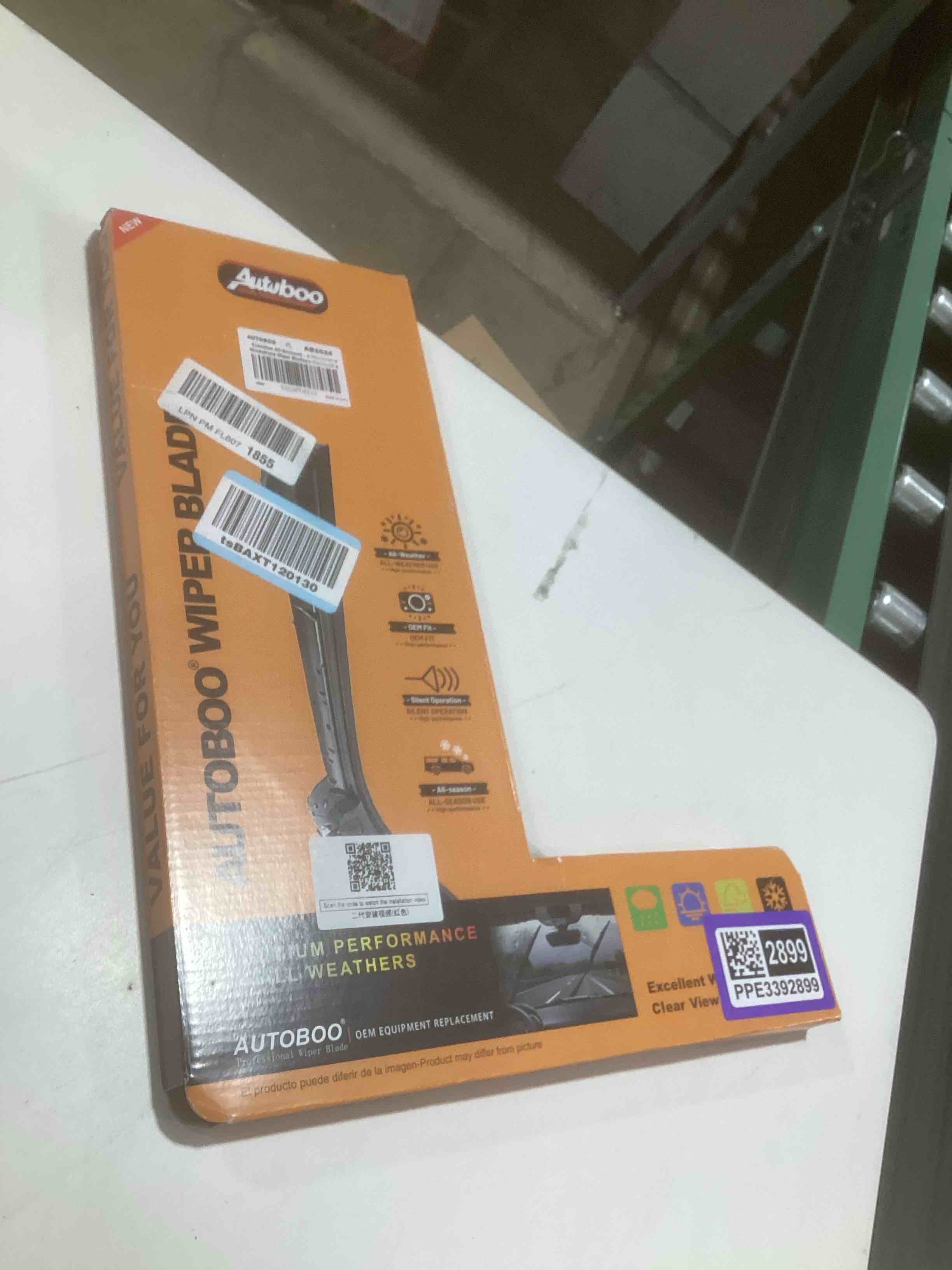 Condition photo showing Good Condition for AUTOBOO 26" and 24" Windshield Wipers Blades (Pack Of 2),OEM Quality Premium All-Seasons Wiper blades,Stable and Quiet Armor wiper blades 26" + 24"(Pair for Front Windshield)