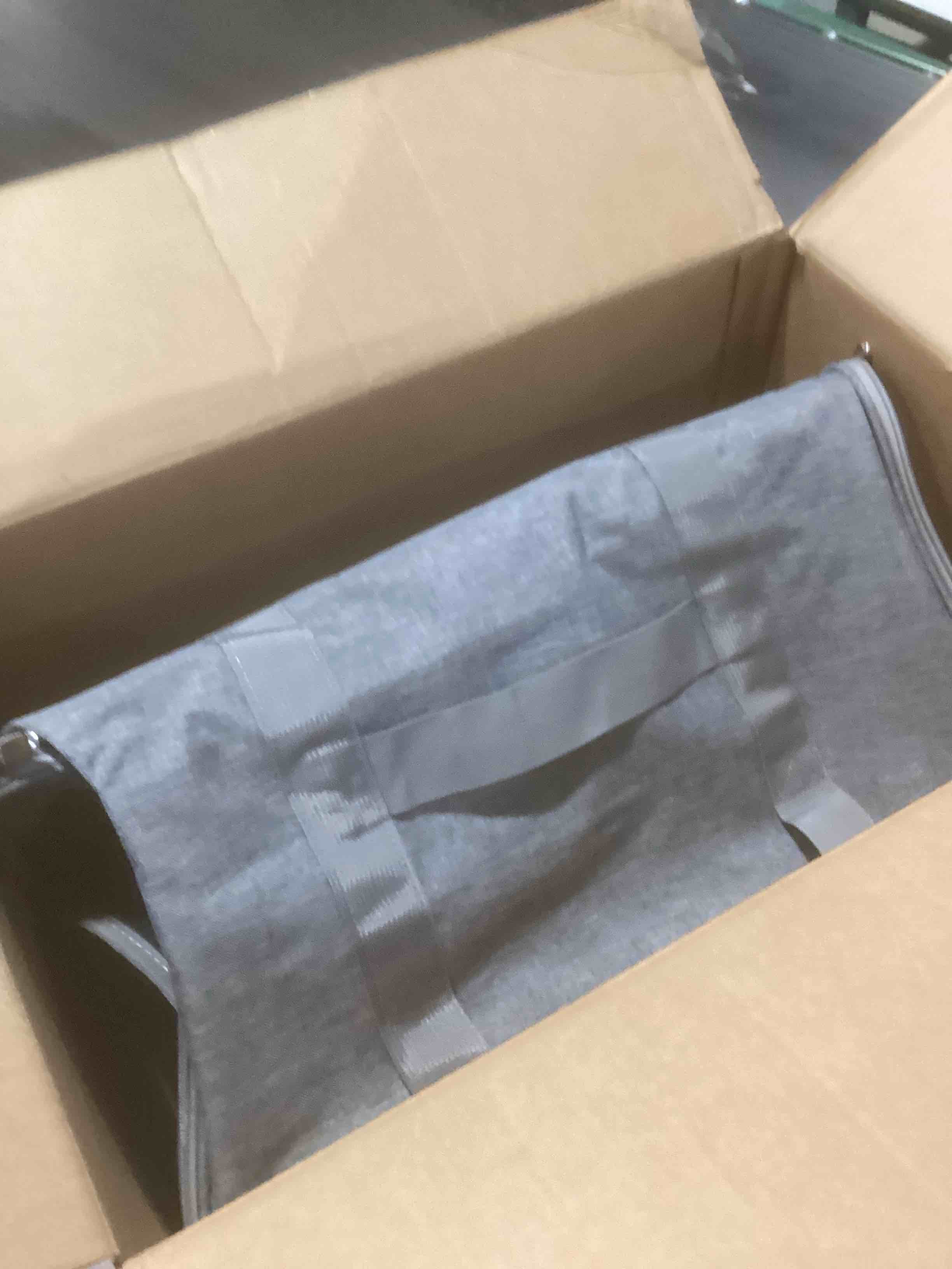 Condition photo showing As Is for Henkelion Cat Carriers Dog Carrier Pet Carrier For Small / Medium Cats Dogs Puppies (Up To 15lbs), TSA Airline Approved Small Dog Carrier Soft Sided, Collapsible Waterproof Travel Puppy Carrier - Grey 17.0"L x 11.0"W x 11.0"H Grey