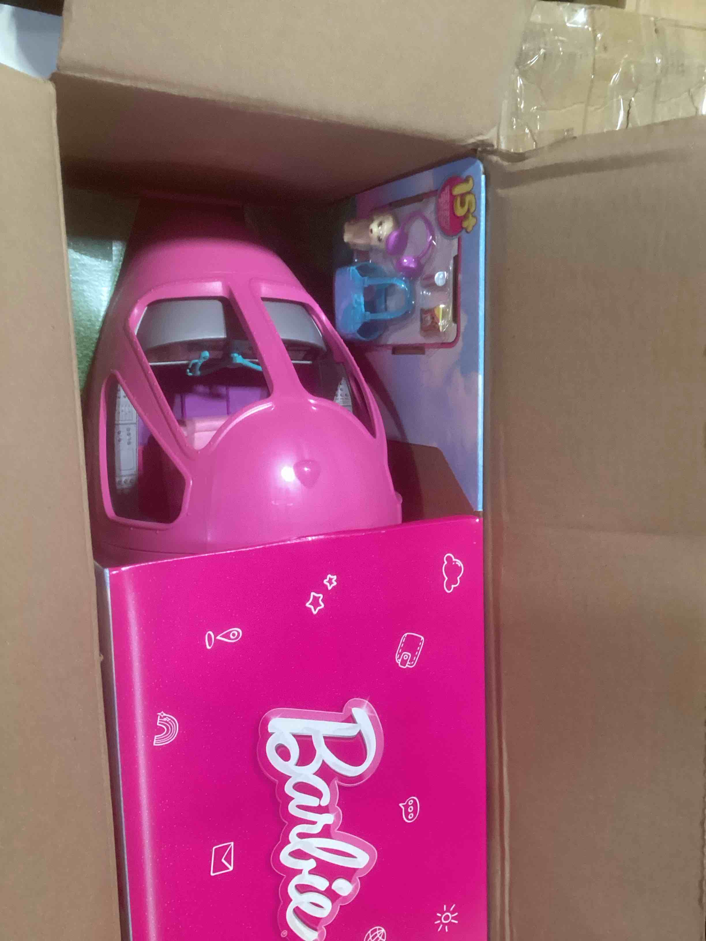 Condition photo showing New/Like New for Barbie Dreamplane Airplane Toys Playset with 15+ Accessories Including Puppy, Snack Cart, Reclining Seats and More (Amazon Exclusive)