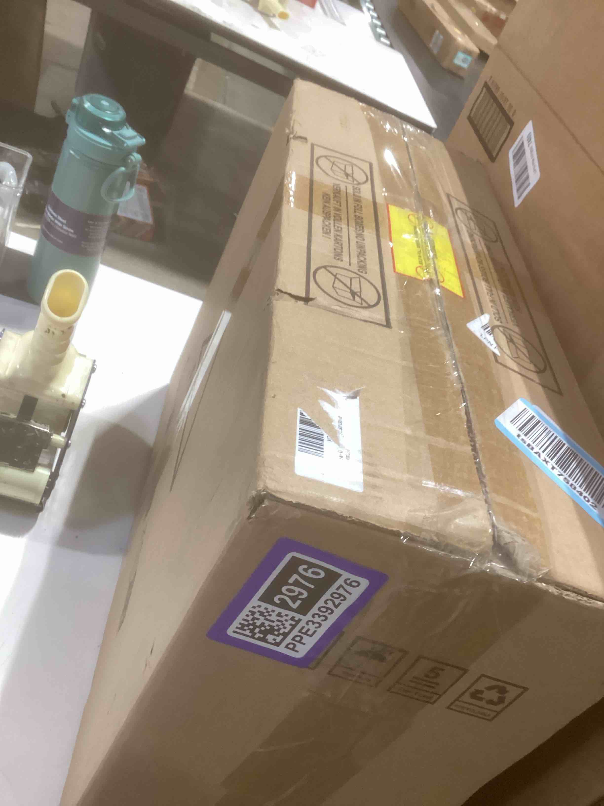 Condition photo showing As Is for Retrospec Solana Yoga Mat Thick 1/2in Non-Slip Workout Mat with Nylon Strap - 72x24in Exercise Mat for Pilates, Stretching & Fitness - BPA Free, Easy Clean Rose 1/2 inch