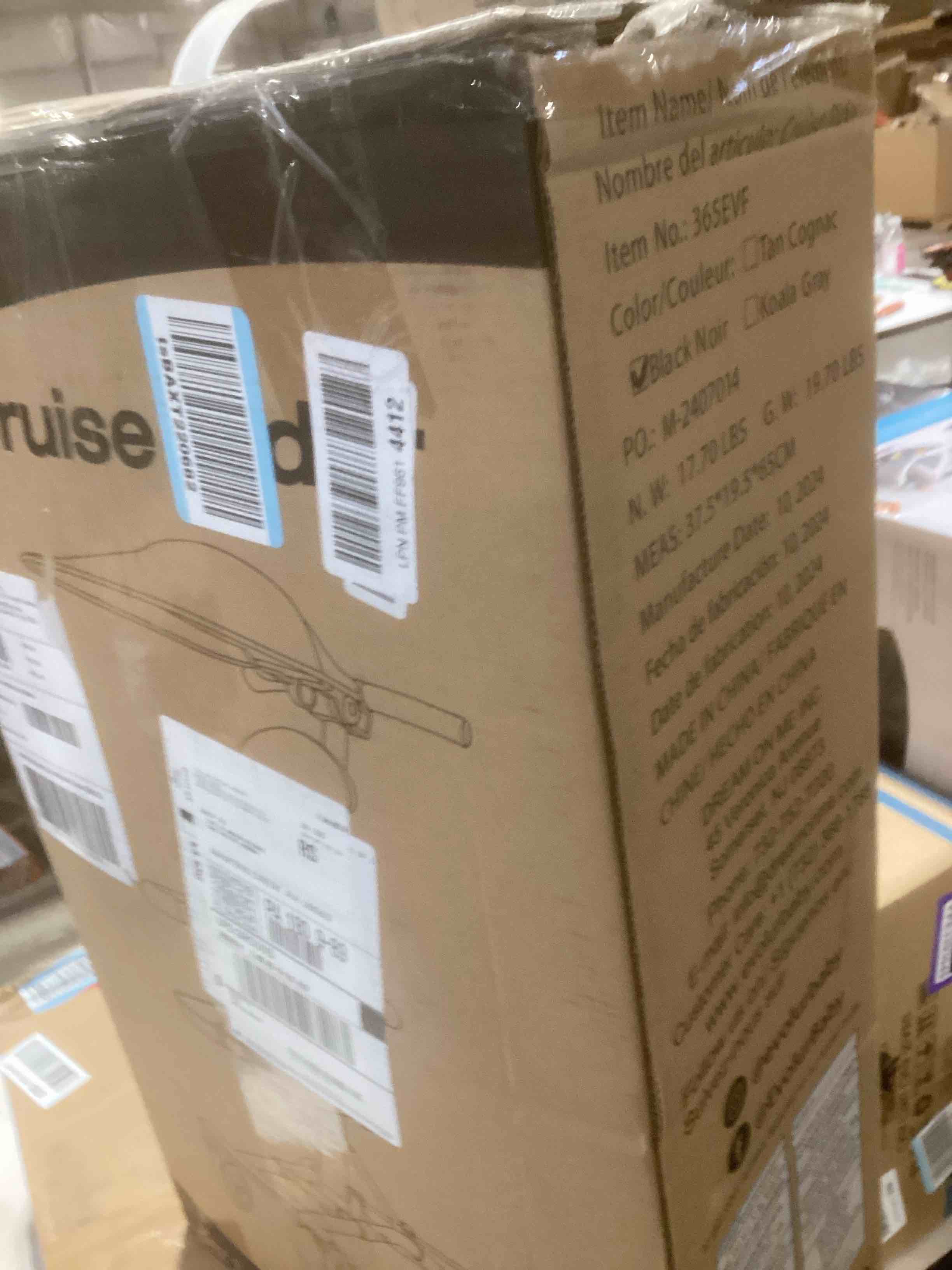 Condition photo showing Good Condition for Evolur Cruise Rider Stroller with Canopy, Lightweight Umbrella Stroller with Compact Fold, Easy to Carry Travel Stroller - Noir Black