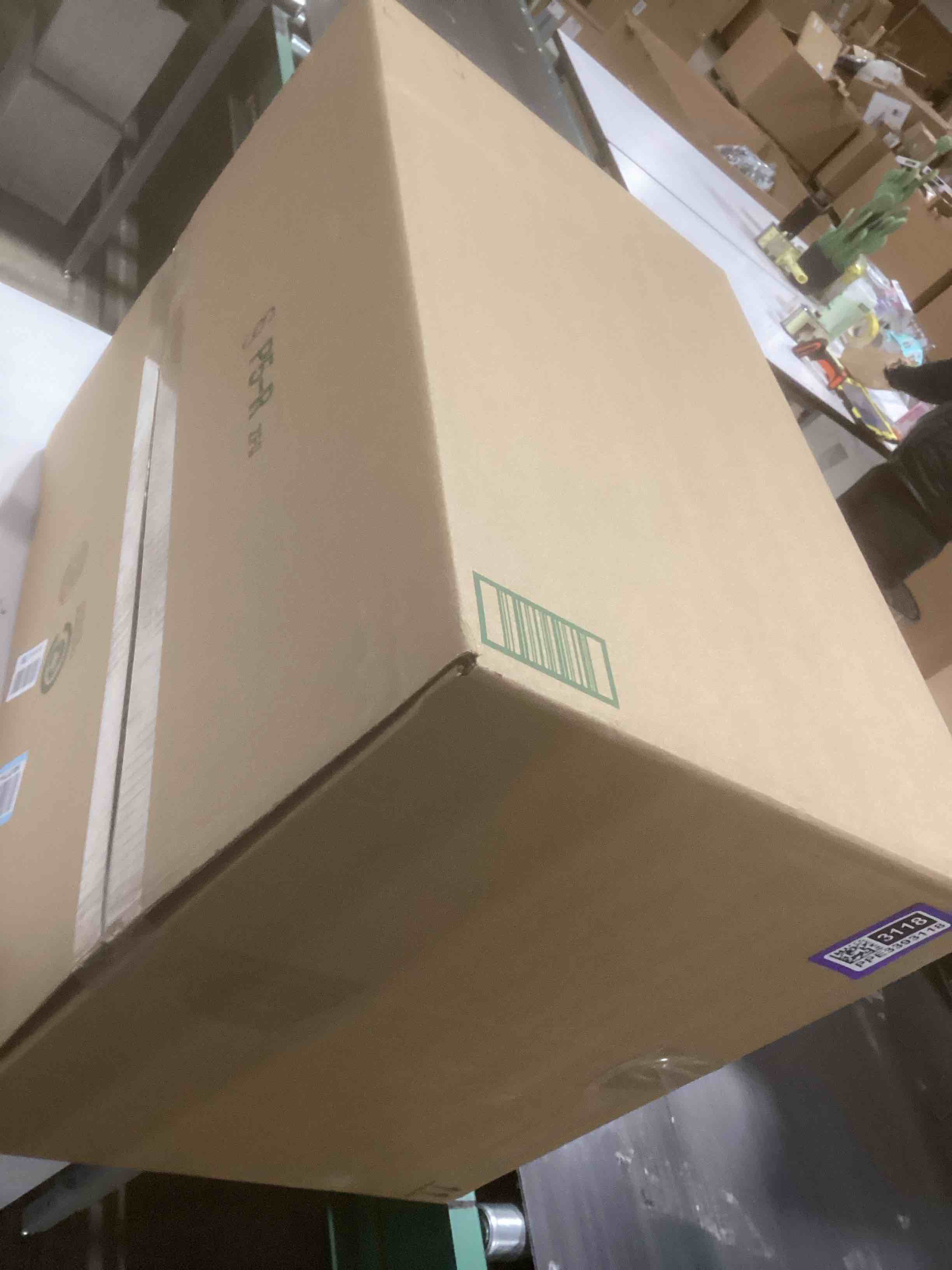 Condition photo showing New/Like New for Amazon Basics Bubble Cushioning Wrap Packing Material for Fragile Items, Perforated, 12 inch x 175 ft Long Roll, Small 3/16", Clear Clear 12 inch x 175 ft