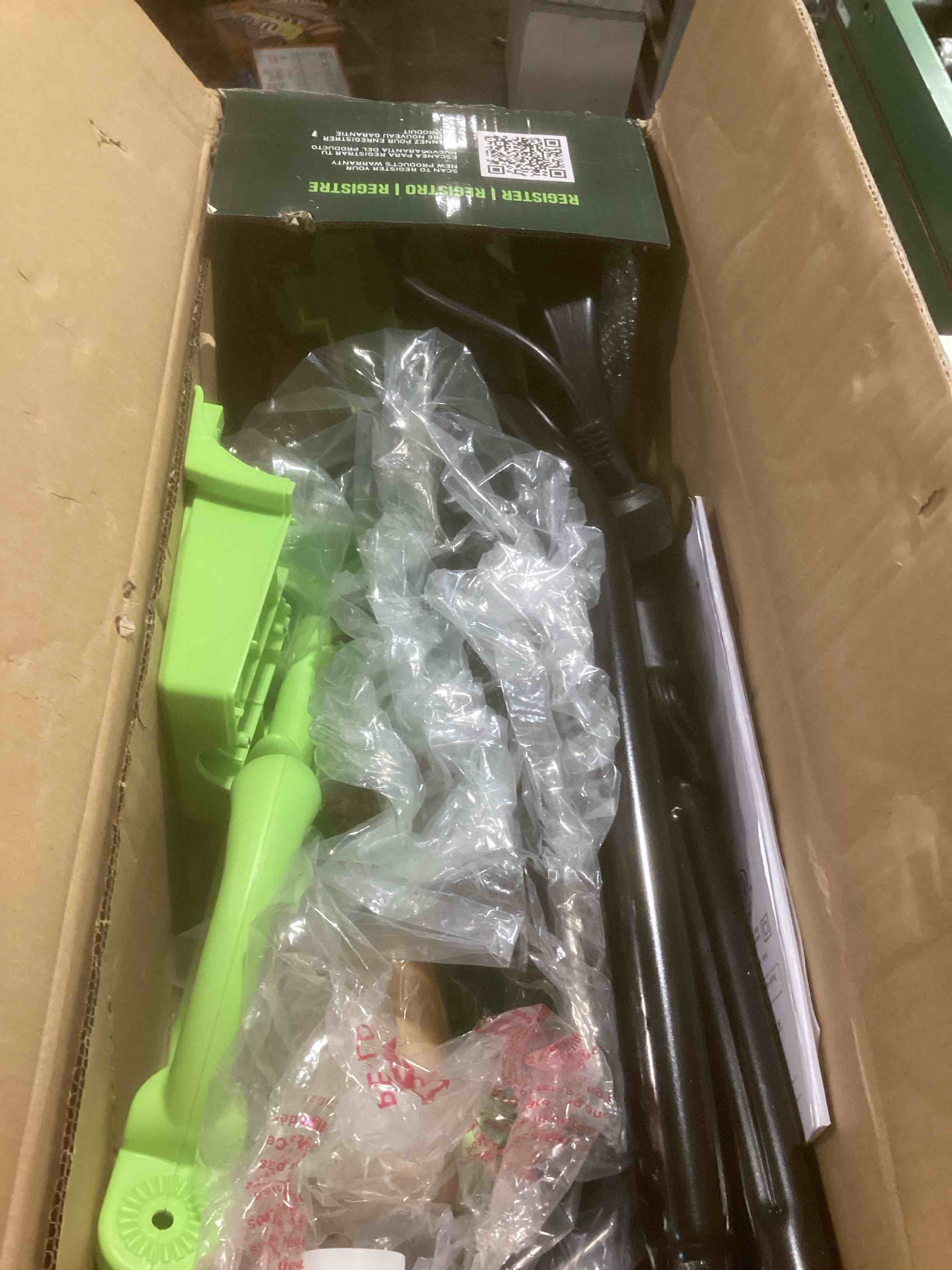 Condition photo showing As Is for Earthwise SN70016 Electric Corded 12Amp Snow Shovel, 16" Width, 430lbs/Minute 16-Inch, 12-Amp Corded