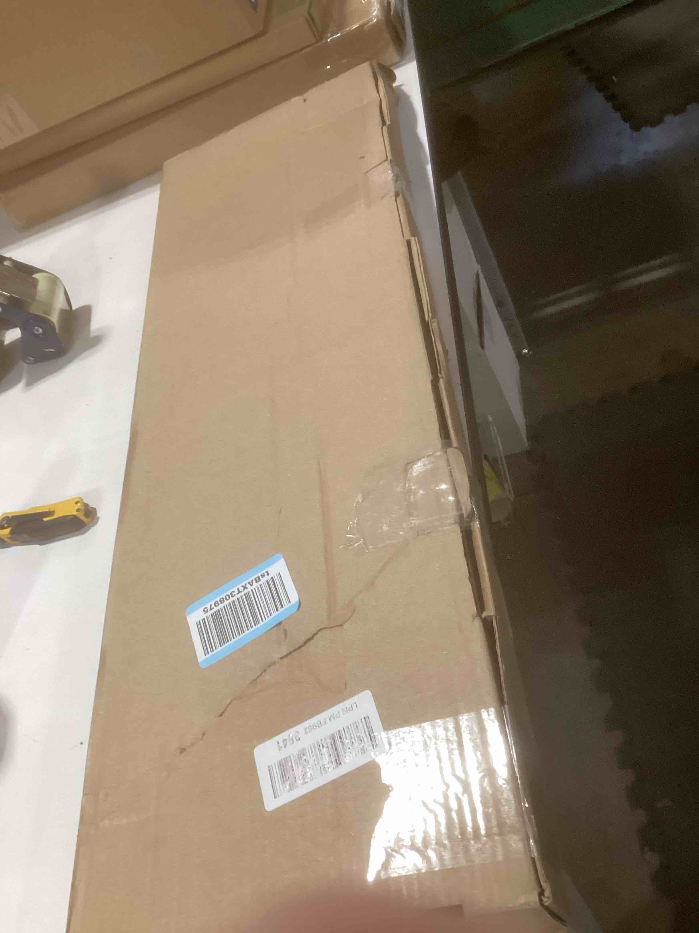 Condition photo showing As Is for 30"x10" Large LED VAPE Sign for Smoke Shops, Super Bright Unique Design VAPE Sign with Hanging Installation, High Visibility for Stores Retail Shops Window (White) VAPE (30"x10")