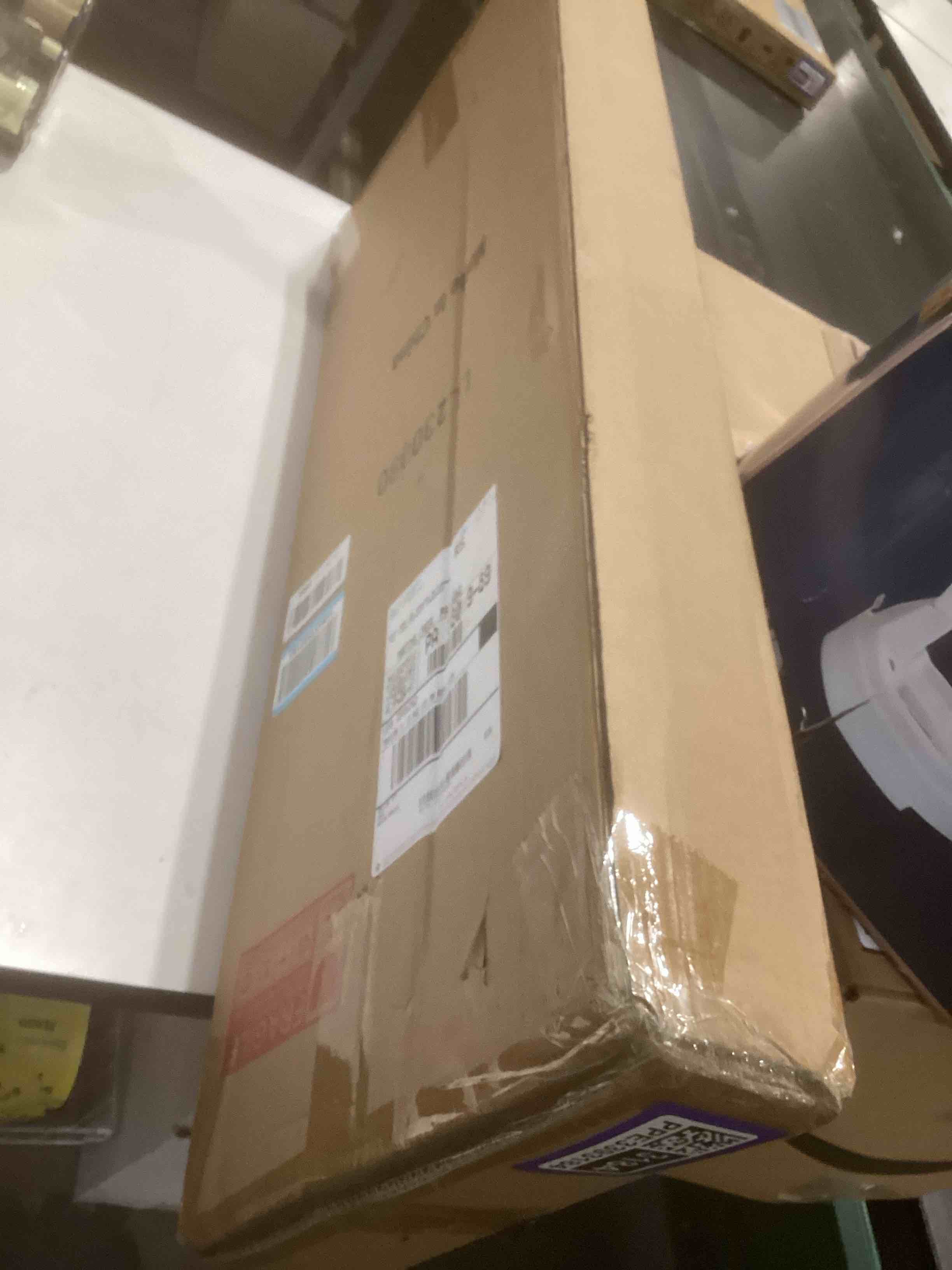 Condition photo showing As Is for SOFE Wood Short Room Divider 3 Panel, 2.6 Ft Tall Shutters Folding Divider for Room Separation, White Room Partitions and Dividers Freestanding, Foldable Wall for Home Bedroom Office