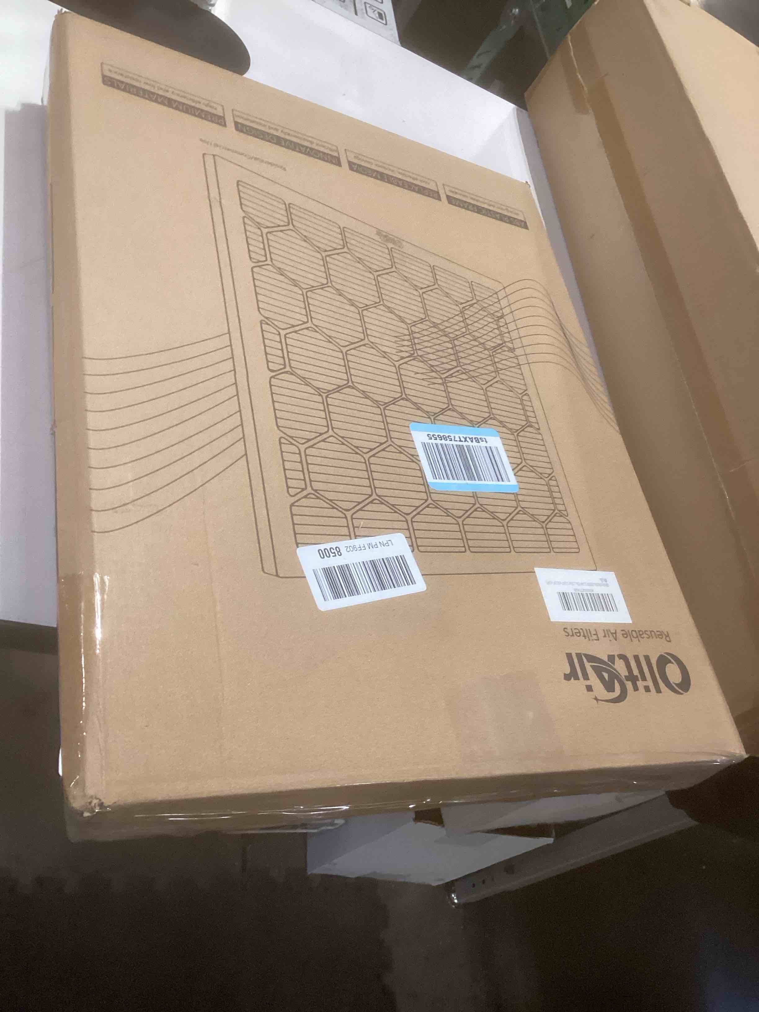 Condition photo showing Good Condition for 16x20x1 MERV 11 Air Filter,AC Furnace Air Filter,Reusable ABS Plastic Frame, 7 Pack Replaceable Filter Media (Actual Size: 15 3/4" x 19 3/4" x 3/4")