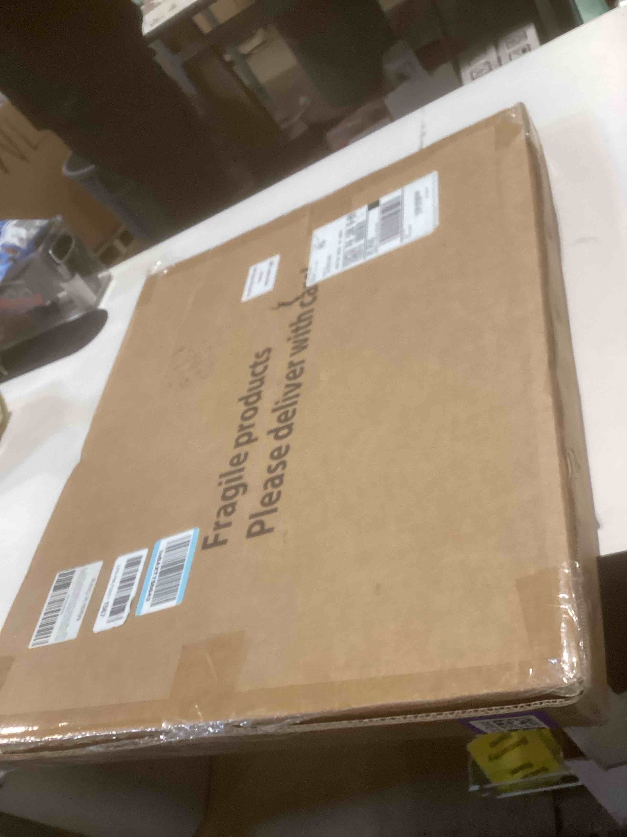 Condition photo showing Good Condition for Dog Gate, Clear Acrylic Pet Gate for Dogs, Free Standing Pet Gates for Doorways, Folding Freestanding Puppy Doggy Cat Fence Inside, Dog Barriers for Home 3 Panel 3-Panel