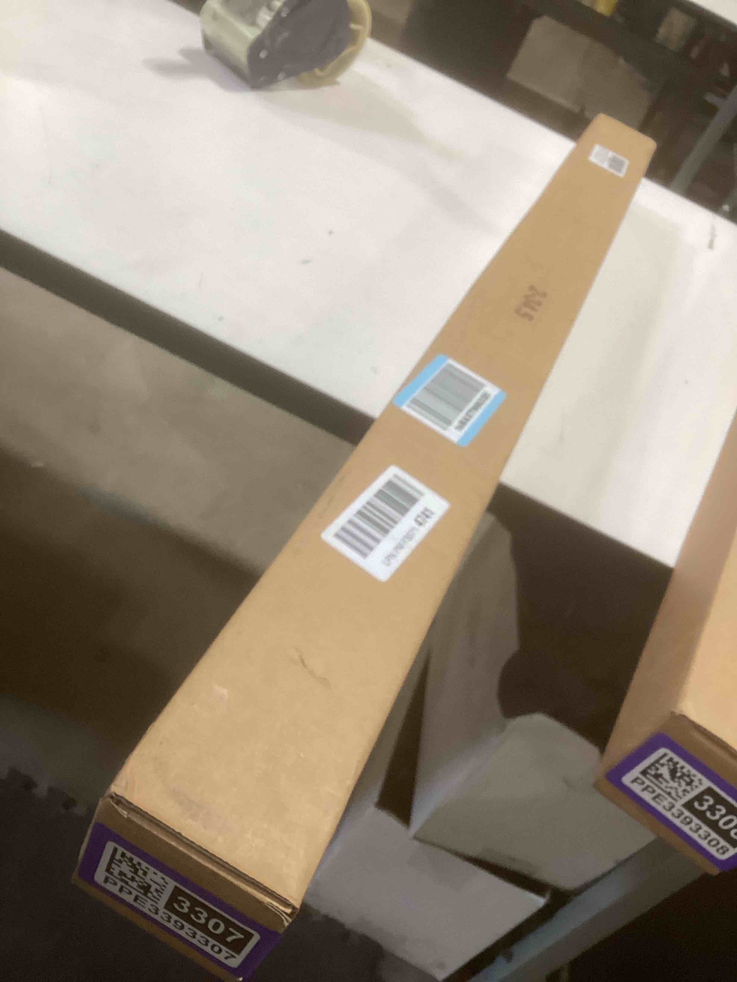 Condition photo showing Good Condition for AOSKY Blackout Roller Shades Cordless Blinds for Windows, Free-Stop Shades with Valance, Thermal Insulated Fabric, UV Protection, Natural Woven Blinds for Home (15" W x 72" H, Linen Beige Linen Beige 15"W x 72"H