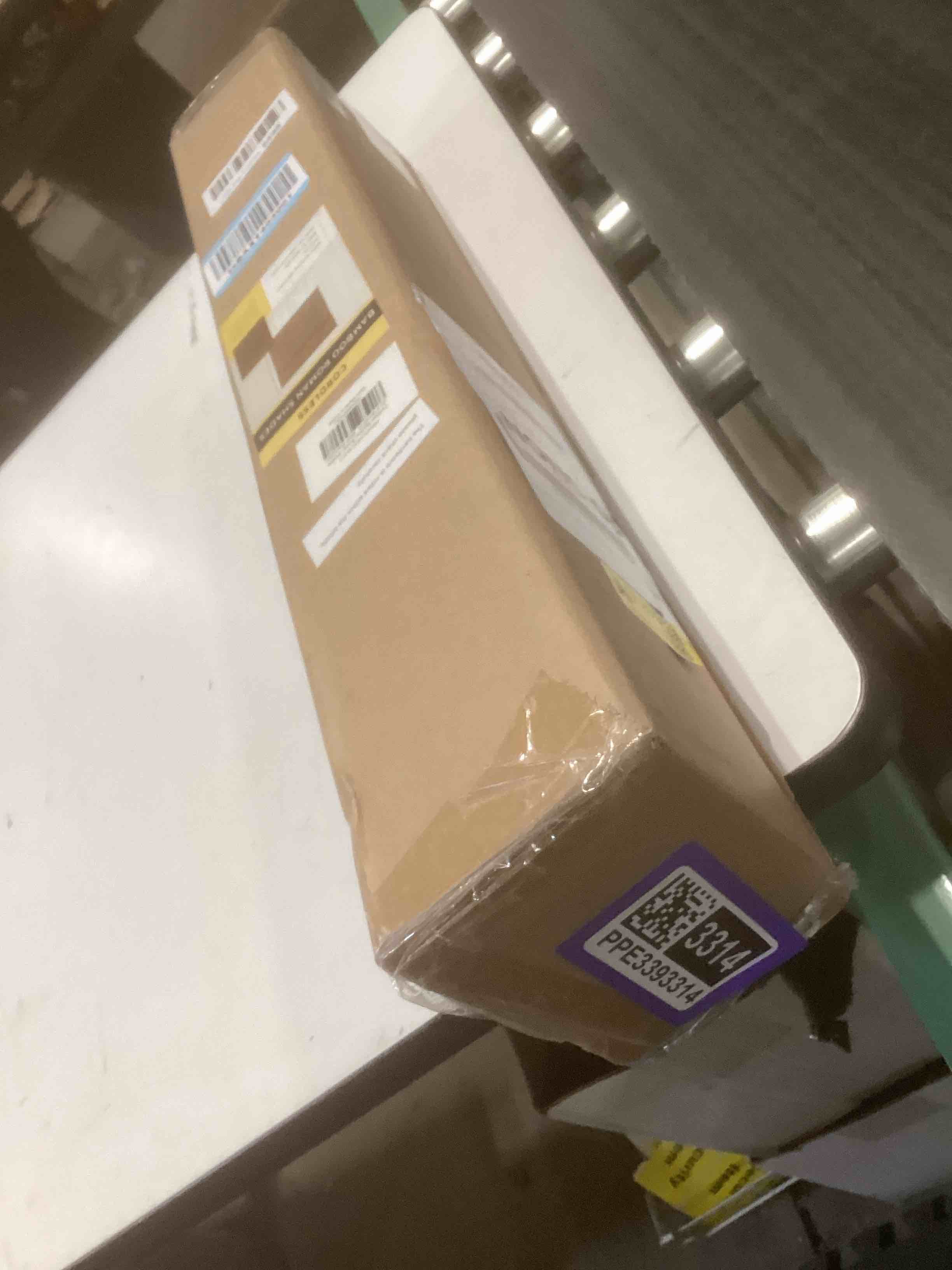 Condition photo showing Good Condition for Cordless Bamboo Roman Shades for Windows, Blinds Size (22.5" W ×48" H) Colour (BDP-Espresso) Bdp-espresso 22.5" W × 48" H