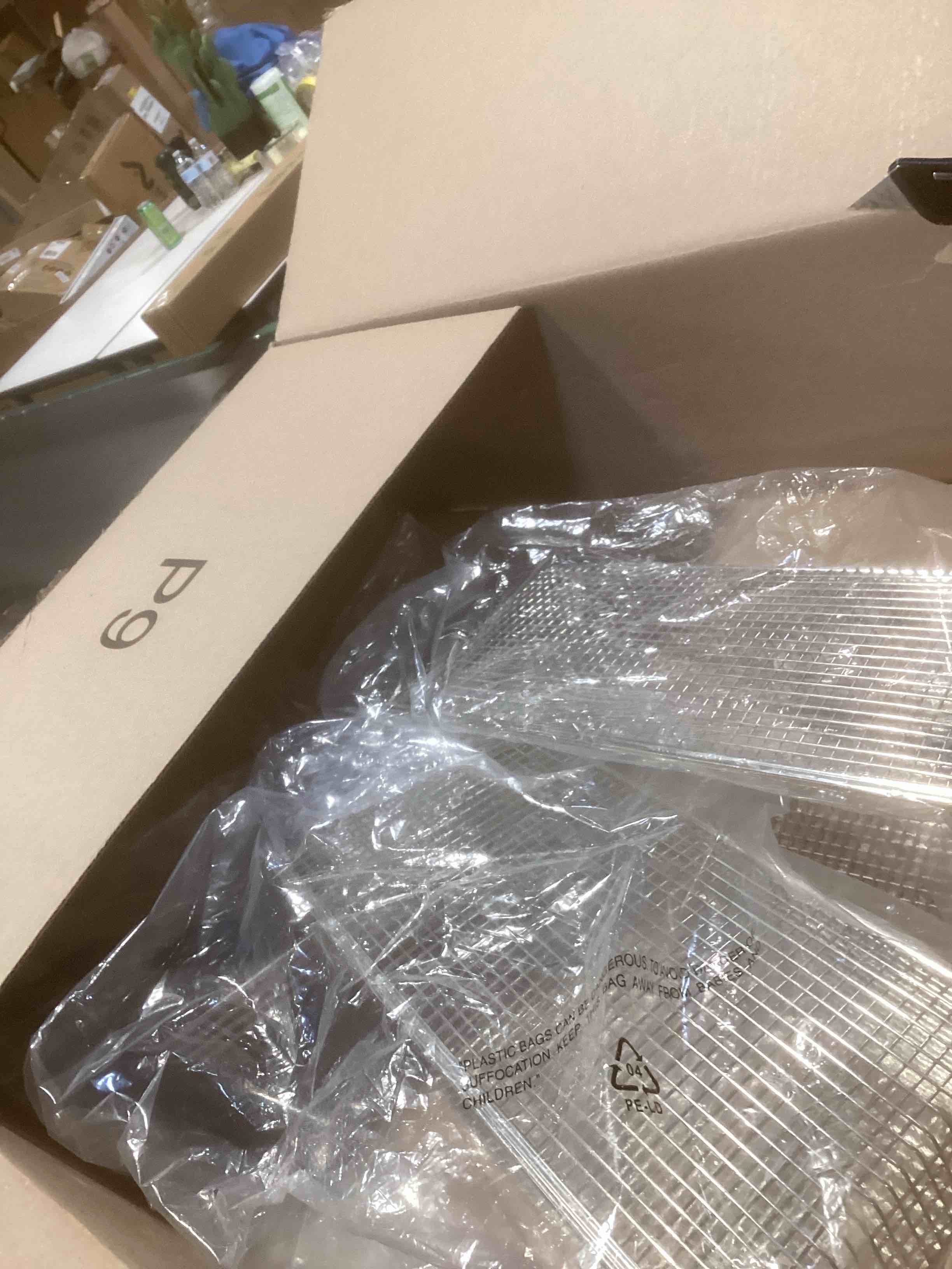 Condition photo showing Good Condition for Deep Fryer Basket | 2 Pack | Commercial Grade | 13" x 6.5" x 6" | Nickel Plated Iron | Professional Kitchen Fry Basket | Perfect for Heavy Duty Restaurant Use