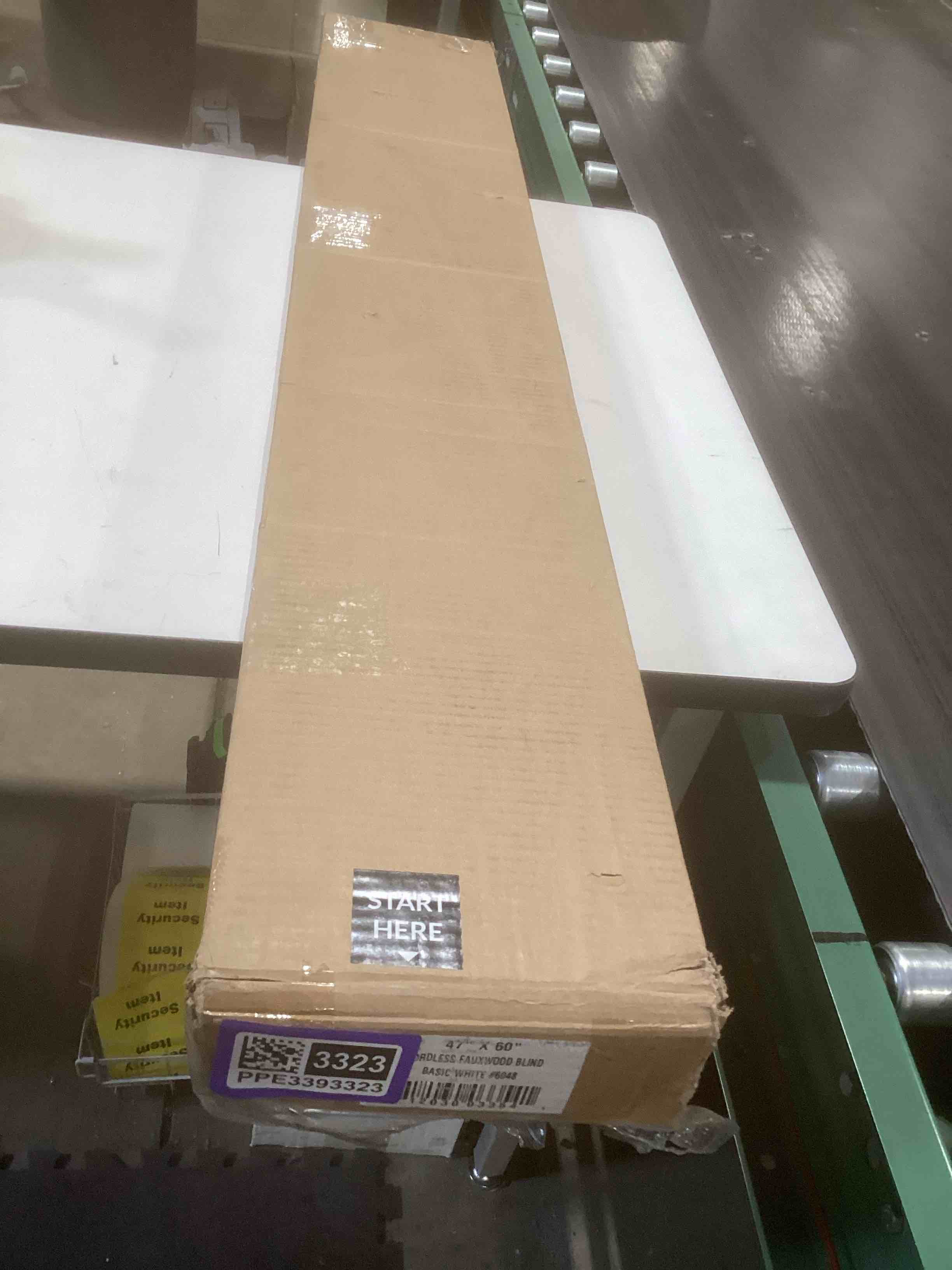 Condition photo showing Good Condition for CHICOLOGY Faux Wood Blinds , Window Blinds , Wood Blinds , Window Shades , Window Treatments , Blinds & Shades , Window Shades For Home , Wooden Blinds , Basic White , 47"W X 60"H 47"W X 60"H Basic White