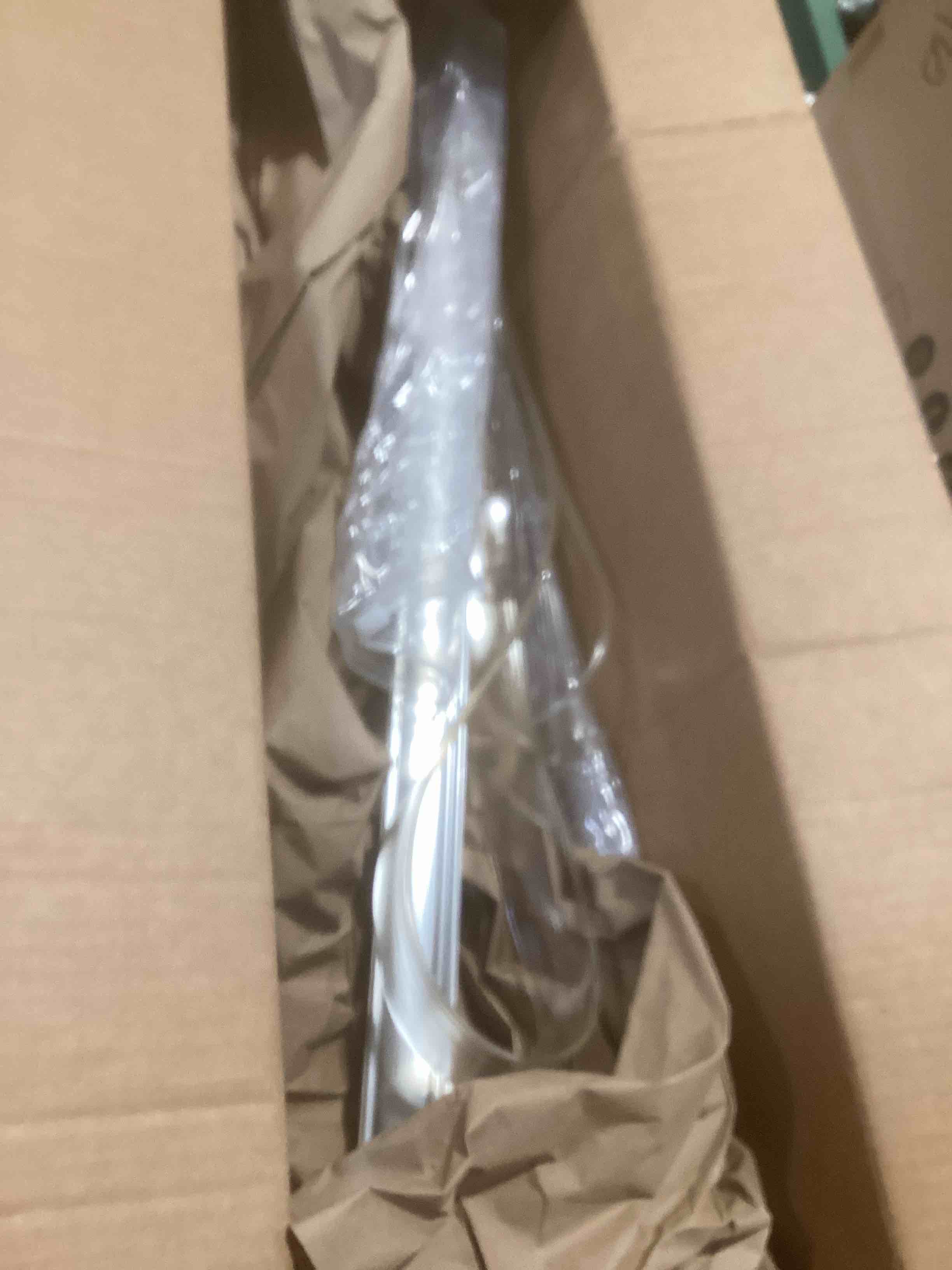 Condition photo showing Good Condition for Hicarer 2 Pcs 30" Chrome Framed Shower Door Replacement Drip Rail with Vinyl Sweep, Shower Door Water Deflector with Bottom Seal, Applied Mounting Tape and Screws 30 Inch Silver 2