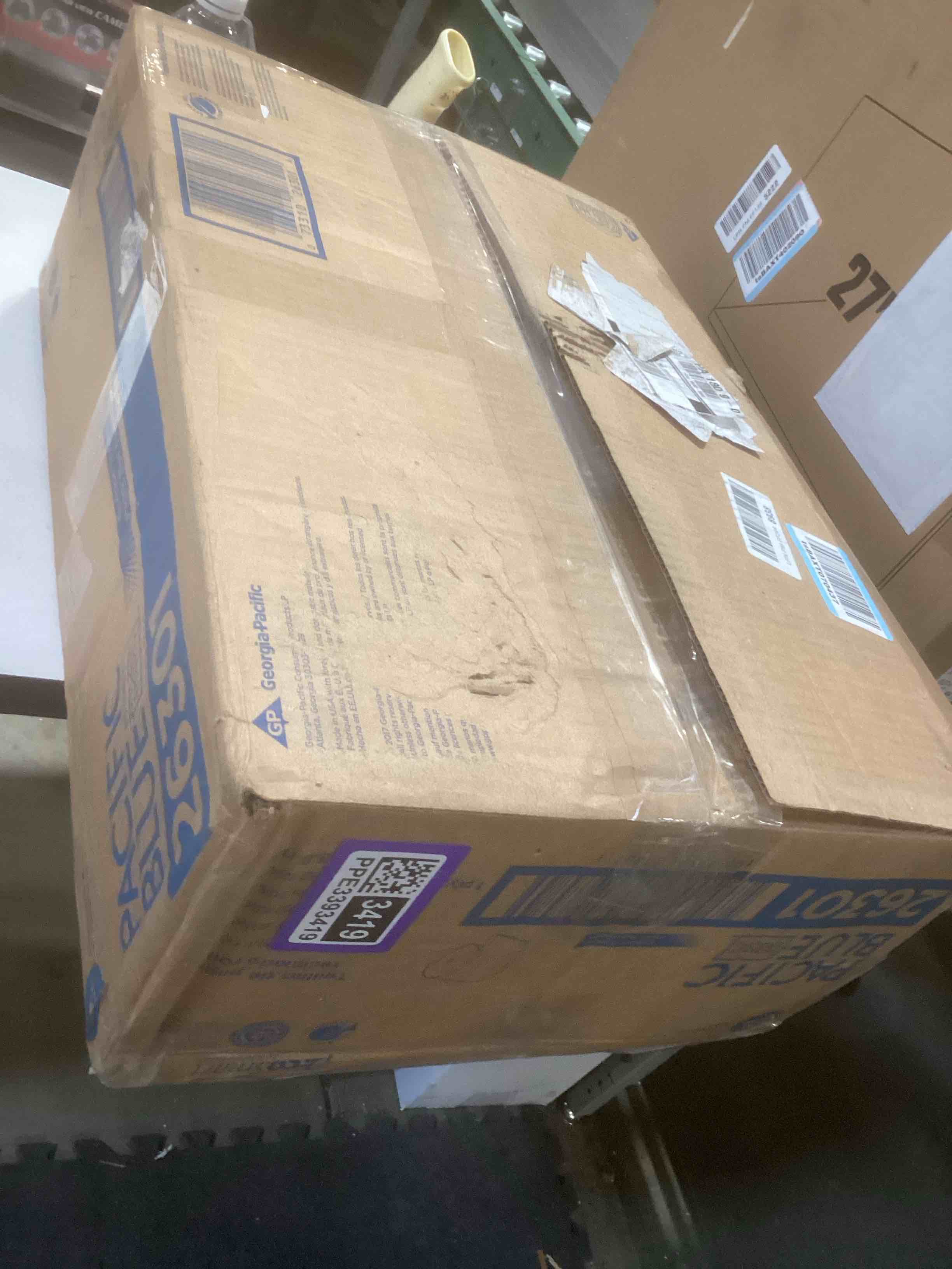 Condition photo showing Good Condition for Pacific Blue Basic Recycled Hardwound Paper Towel Rolls  26301  Brown  6 Count (800 Feet/Roll)