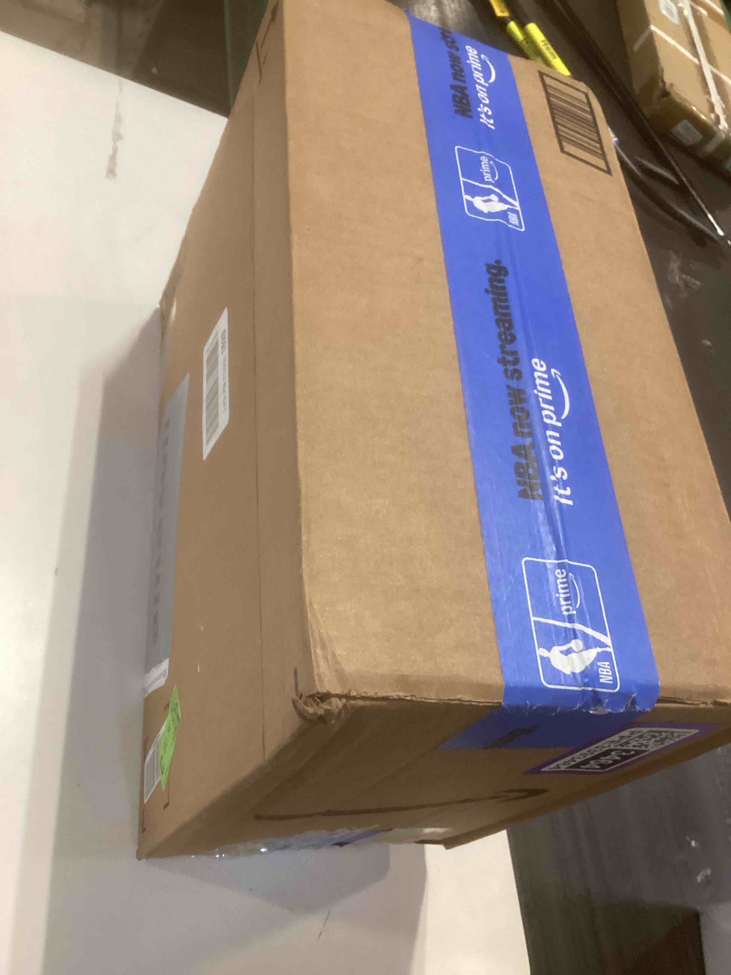 Condition photo showing As Is for Aspen Creative 32690, Transitional Empire Shape Spider Construction Lamp Shade, Champagne, 7" Top x 13" Bottom x 9-1/2" Slant Height