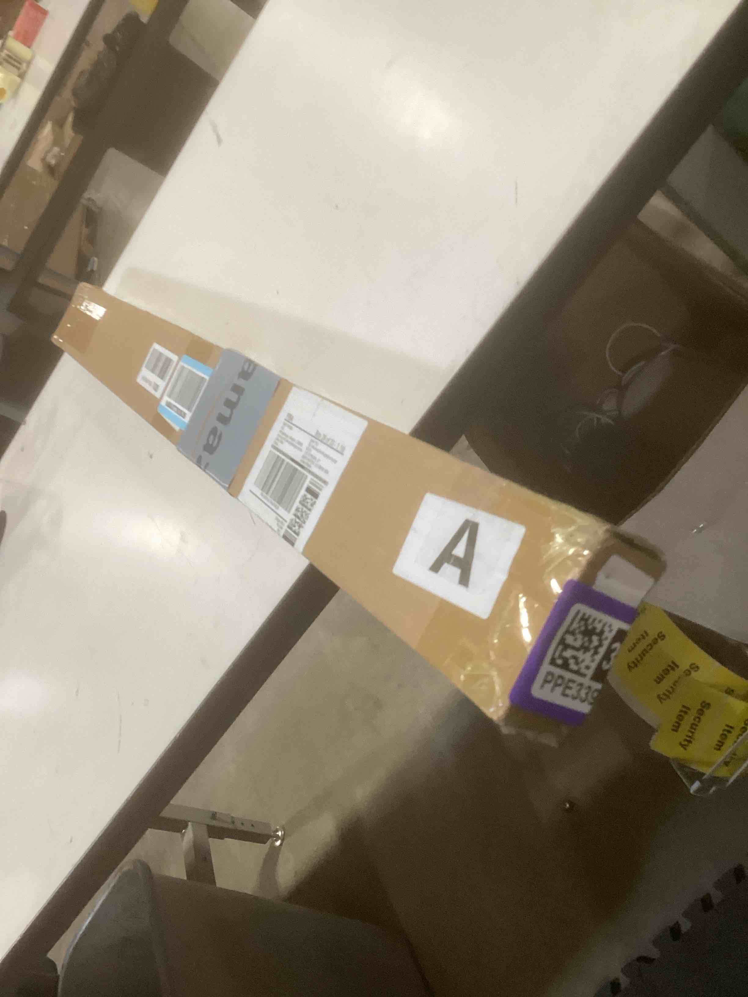 Condition photo showing Good Condition for 1 Pcs 1-3/4" x 36" U Shaped Aluminum Door Sweep for Bottom of Door with Drip Cap Screw-on Metal Weather Stripping Seal Draft Stopper Threshold for Exterior Front Doors (Silver) 1 Silver