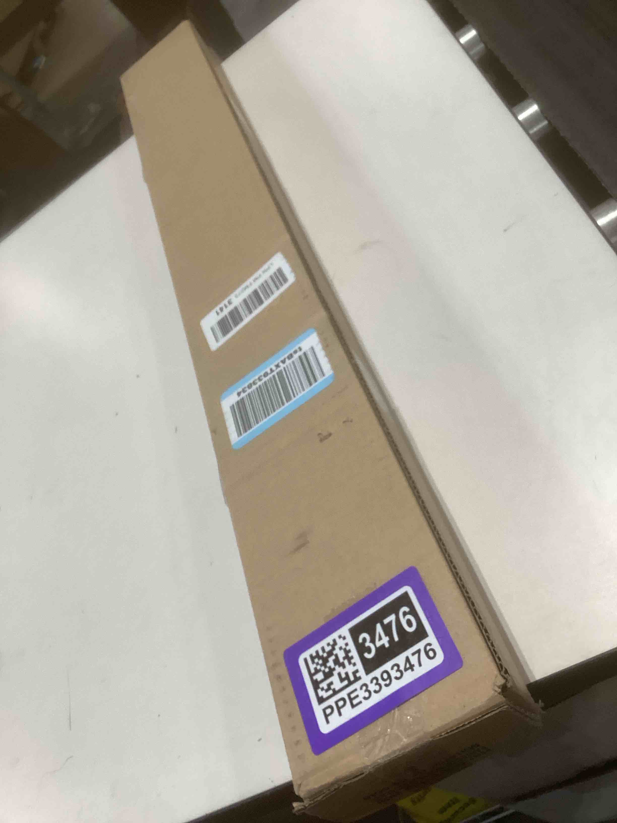 Condition photo showing Good Condition for LazBlinds Cordless White 1" Room Darkening Vinyl Mini Blinds, 29" W X 48" H Horizontal Window Blinds for Home, Cordless Shades for Indoor Windows White 29"W X 48"H