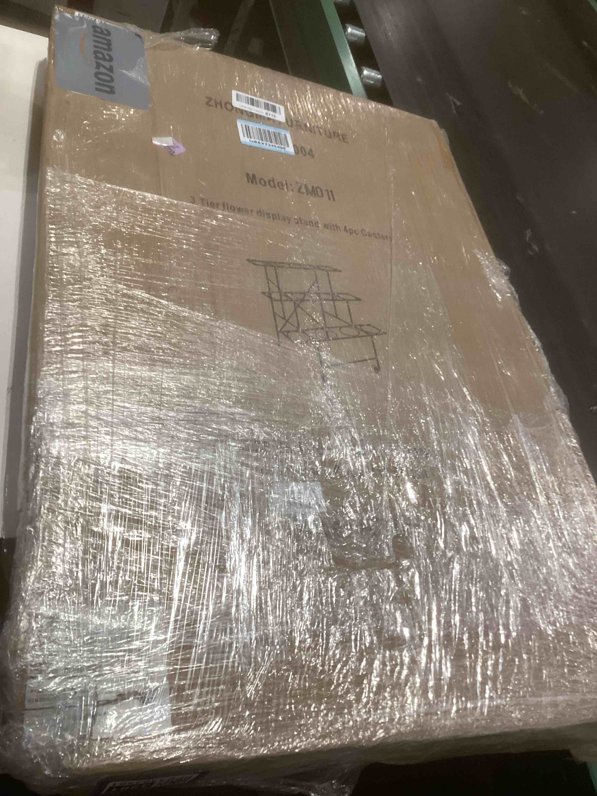 Condition photo showing As Is for Zhongma 3 Tier Metal Flower Display Stand Frame ( This item is not recommended for purchase separately,Please be cautious when purchasing separately, as it may not be usable)