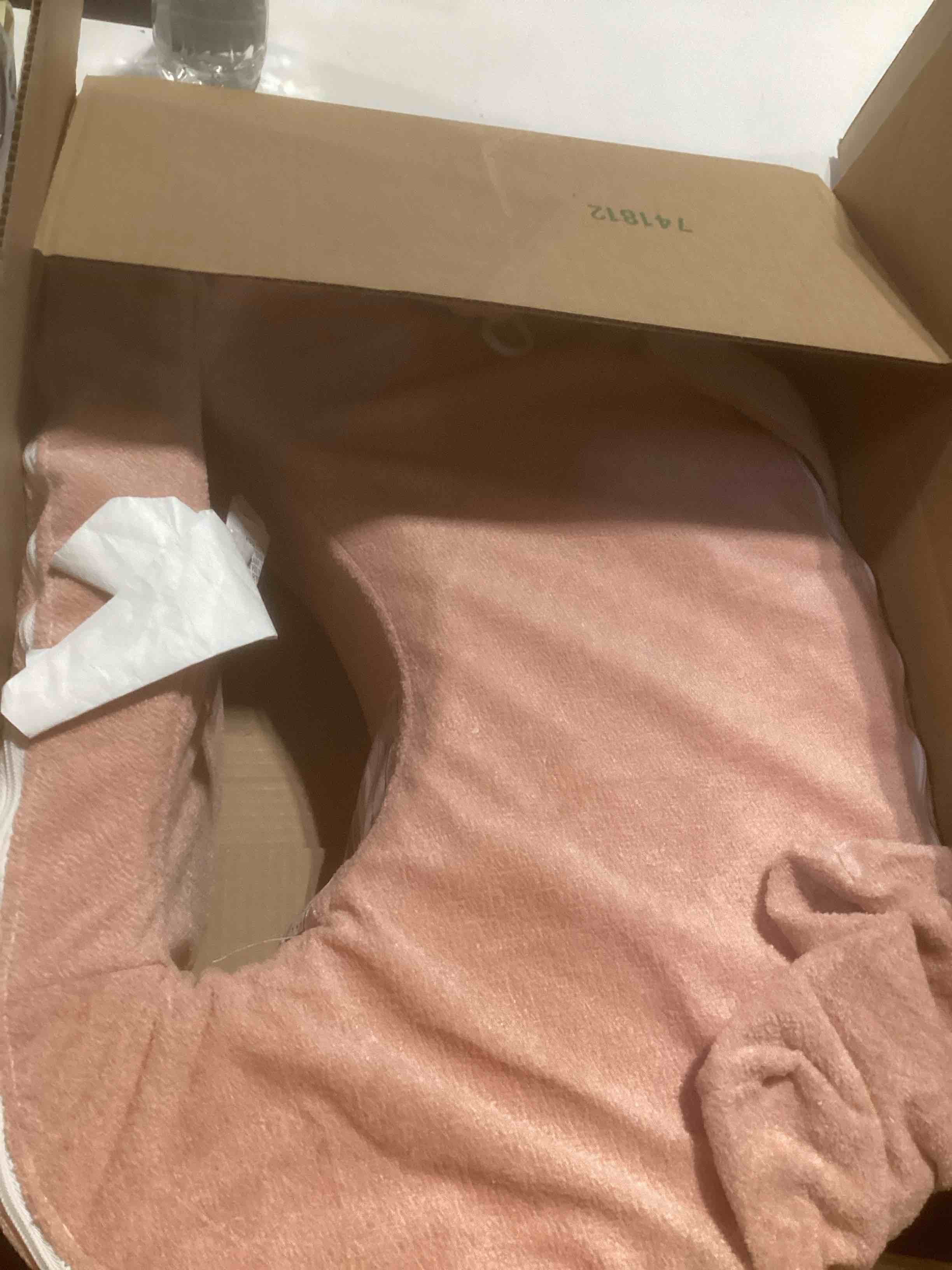 Condition photo showing Good Condition for My Brest Friend Nursing Pillow - Deluxe - Enhanced Comfort w/ Slipcover - Ergonomic Breastfeeding Pillow For Ultimate Support For Mom & Baby - Adjustable Pillow W/ Handy Side Pocket, Soft Rose