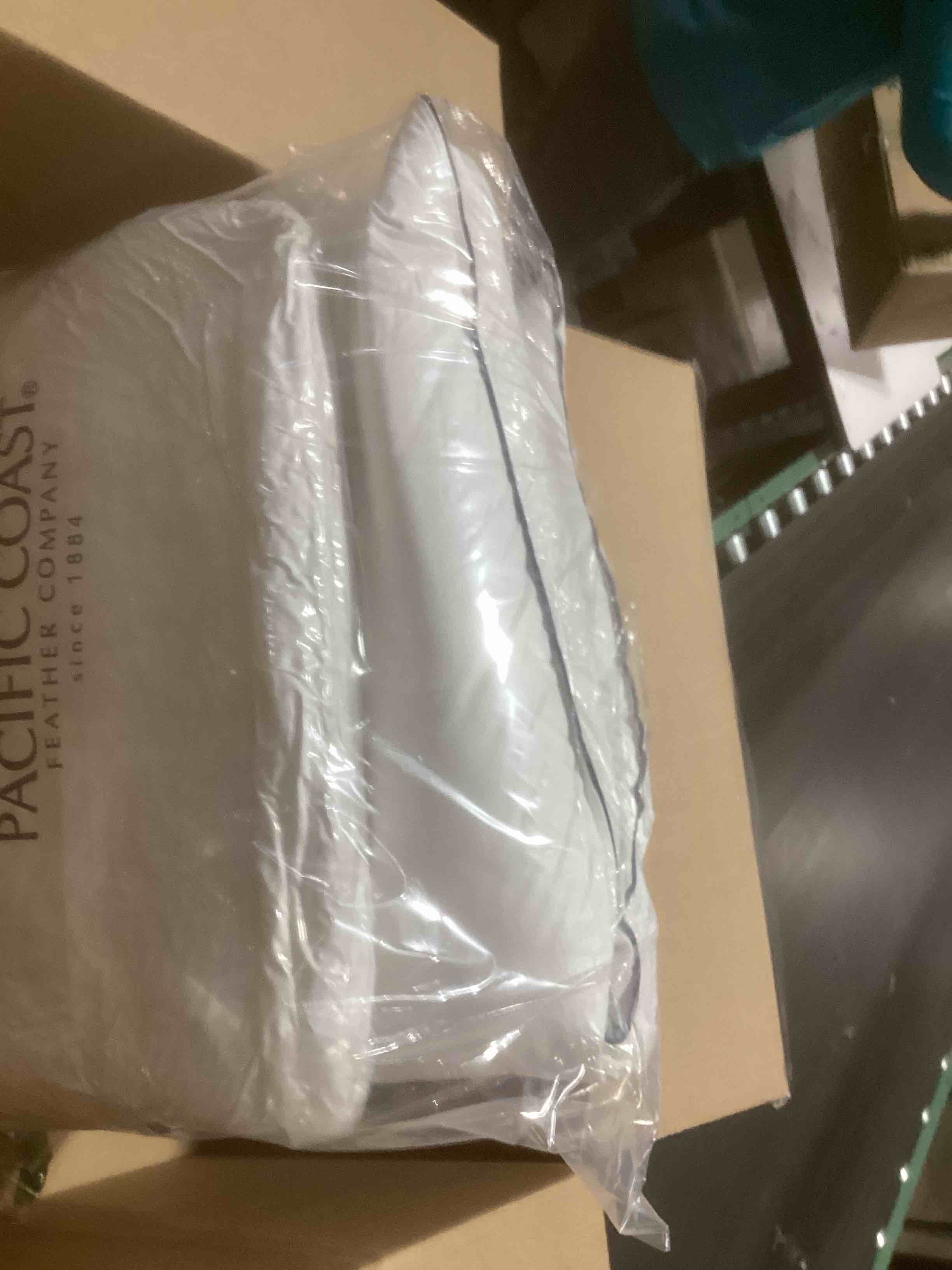 Condition photo showing Good Condition for Pacific Coast Premium Goose Feather & Down Bed Pillows Queen Size 2-Pack, Hotel Quality Collection, Medium Support for Side & Back Sleepers