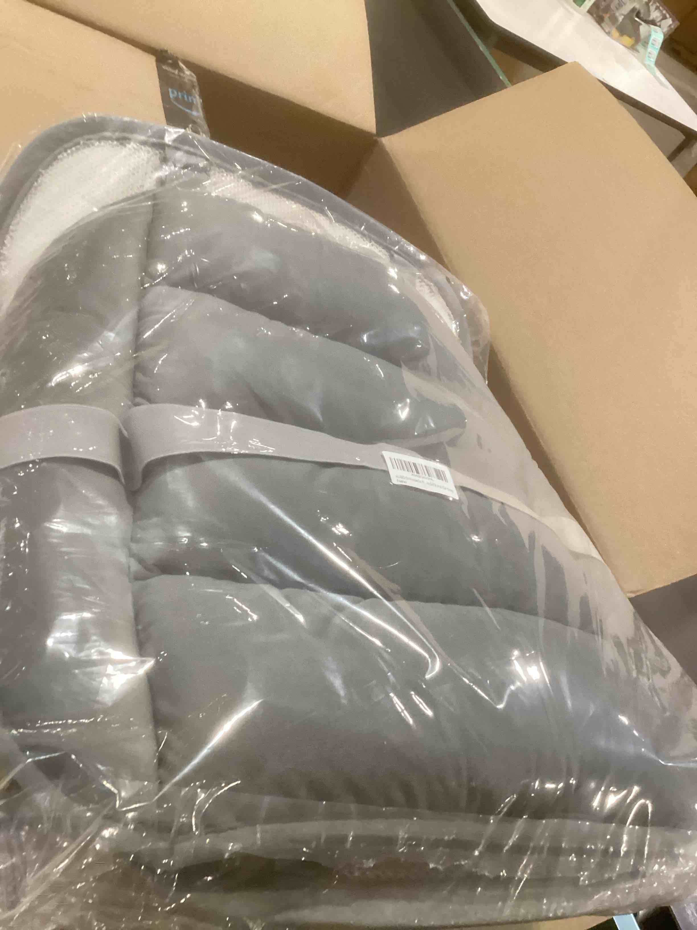 Condition photo showing Good Condition for ALIBO Orthopedic Firm Chair Lumbar Support Cushion Set Non-Slip Bottom Coccyx Pads Warm Adjustable Curvature Low Back Pain Relief Relax Pillow for Office,Dinning Chair,Recliners,Sofa and Car Grey Large Grey