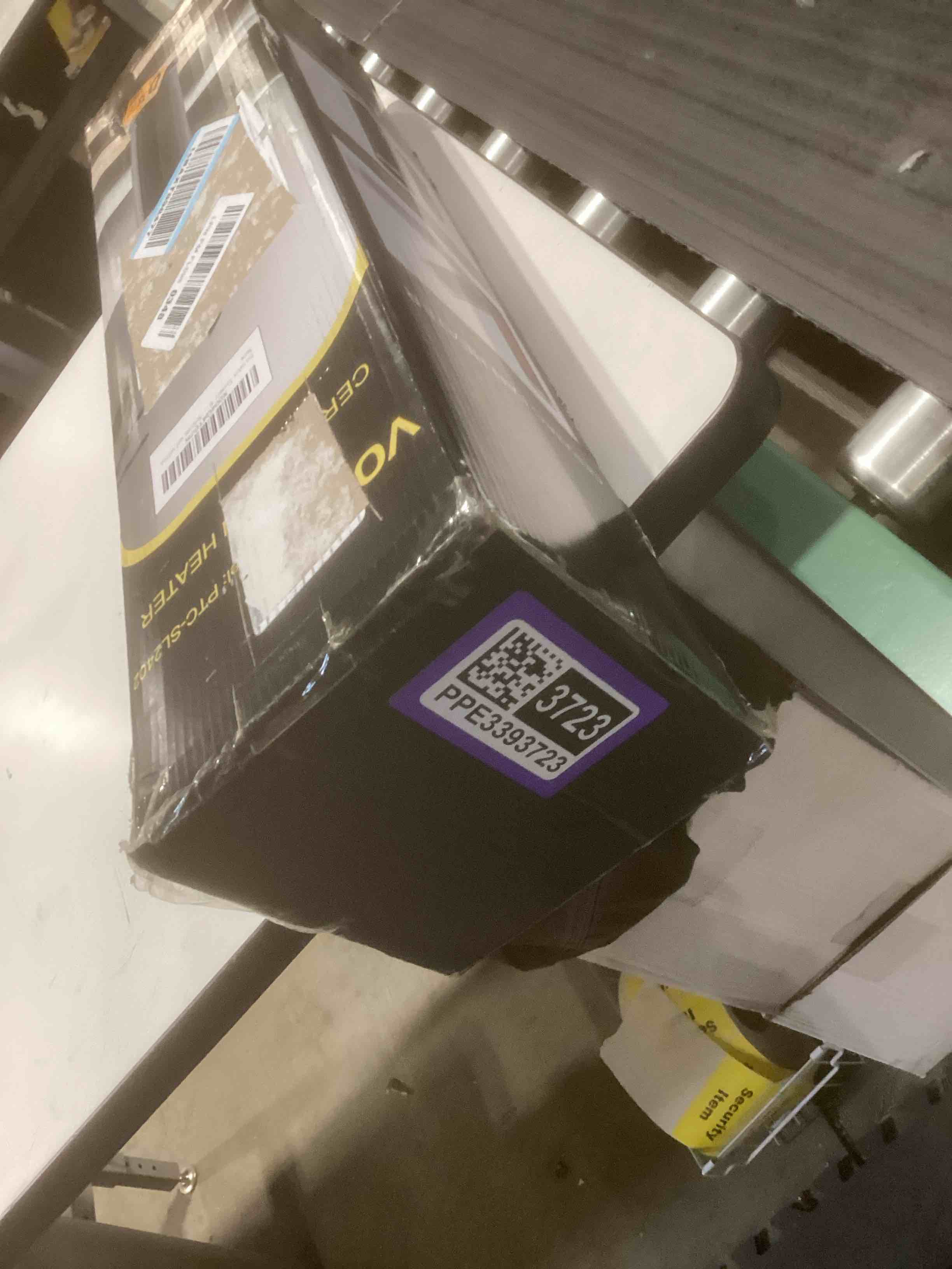 Condition photo showing As Is for Space Heater for Indoor Use with Remote - 70° Oscillating Tower Electric Heater, 24 Inchs, 12H Timer, 1500W Quiet PTC Ceramic Heating with Thermostat, Fast Safety Heat for Office, Home, Bedroom