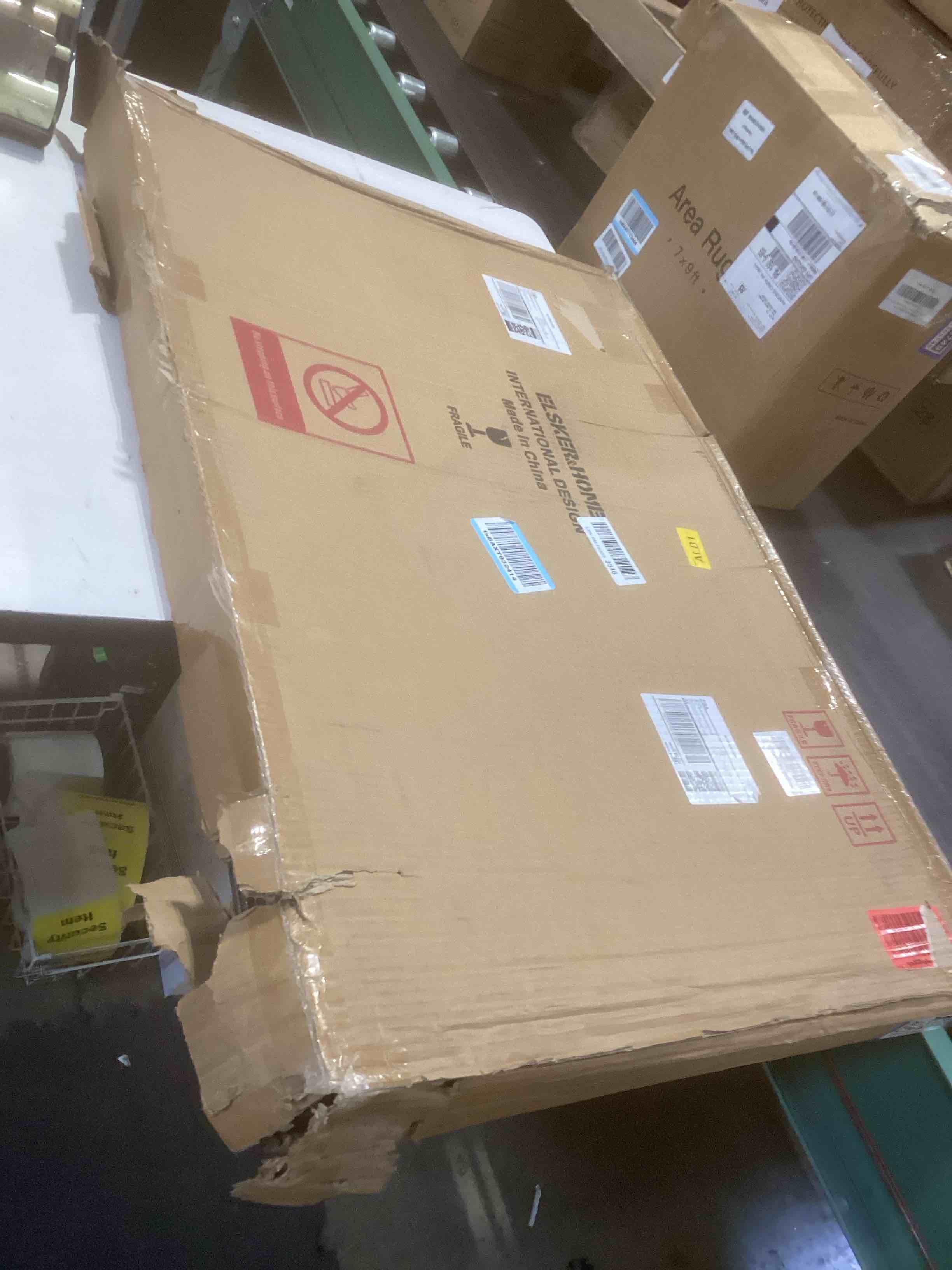 Condition photo showing As Is for ELSKER&HOME 22.375 x 34 Poster Frame 9 Pack, Black Picture Frame for Horizontal or Vertical Wall Mounting, Sturdy and Scratch-proof