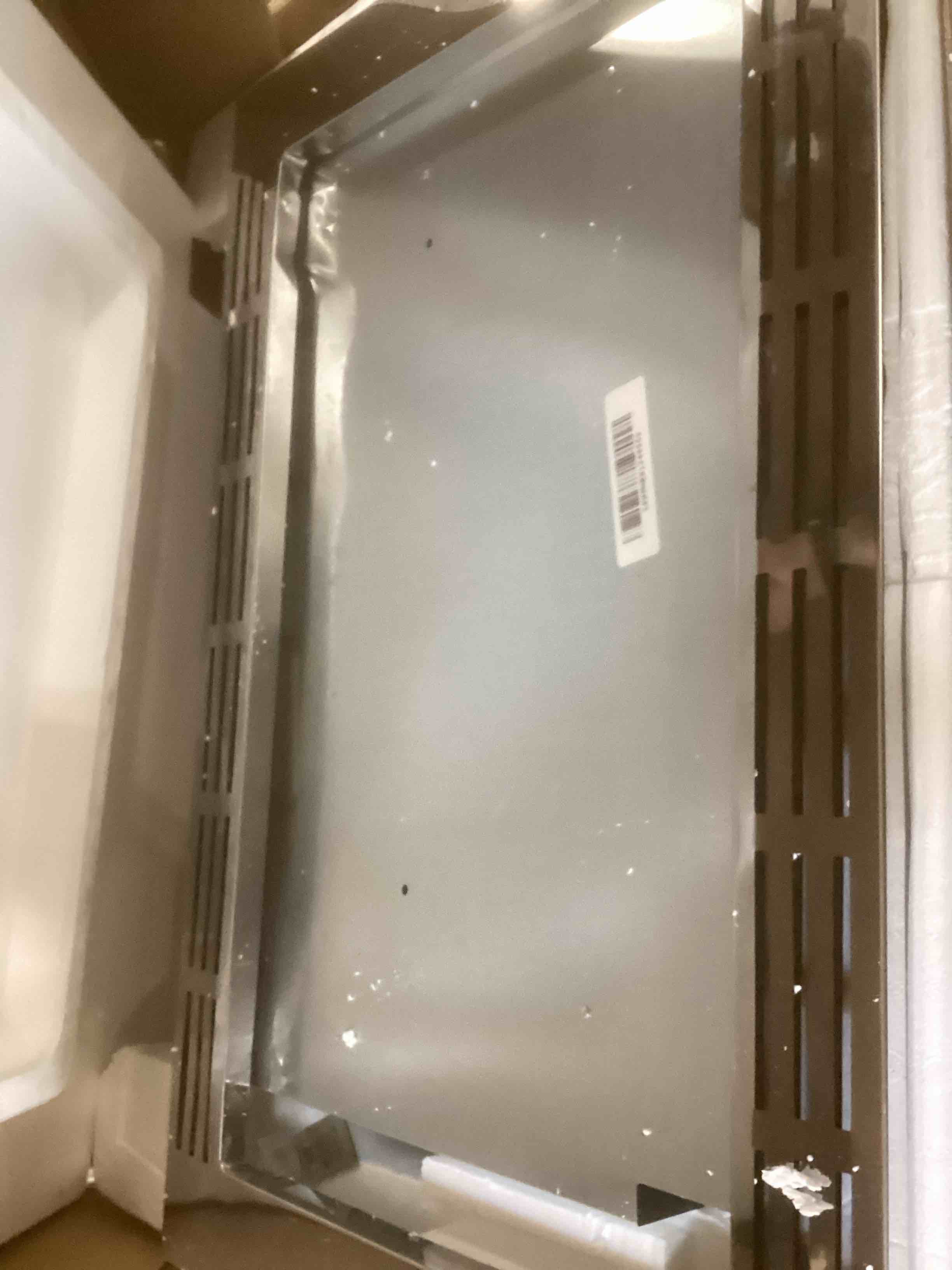 Condition photo showing As Is for Panasonic 30-inch Trim Kit for Panasonic 2.2 cu ft Microwave Ovens - NN-TK932SS (Stainless Steel)