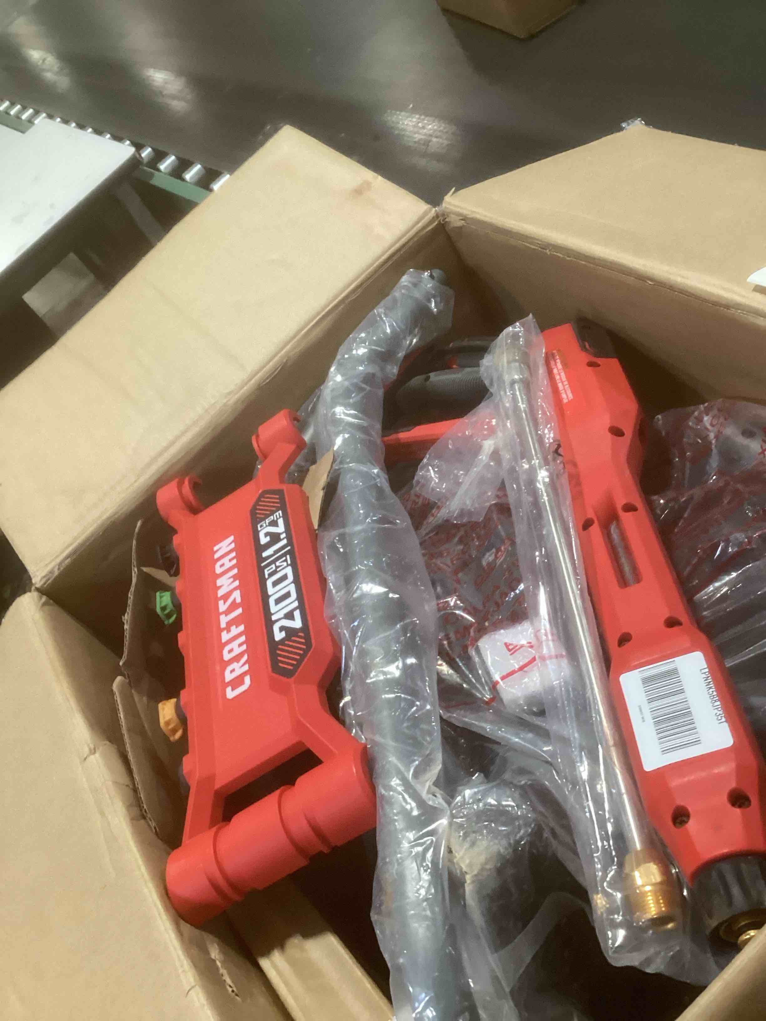 Condition photo showing As Is for CRAFTSMAN Electric Pressure Washer, Cold Water, 2100-PSI, 1.2 GPM, Corded (CMEPW2100)