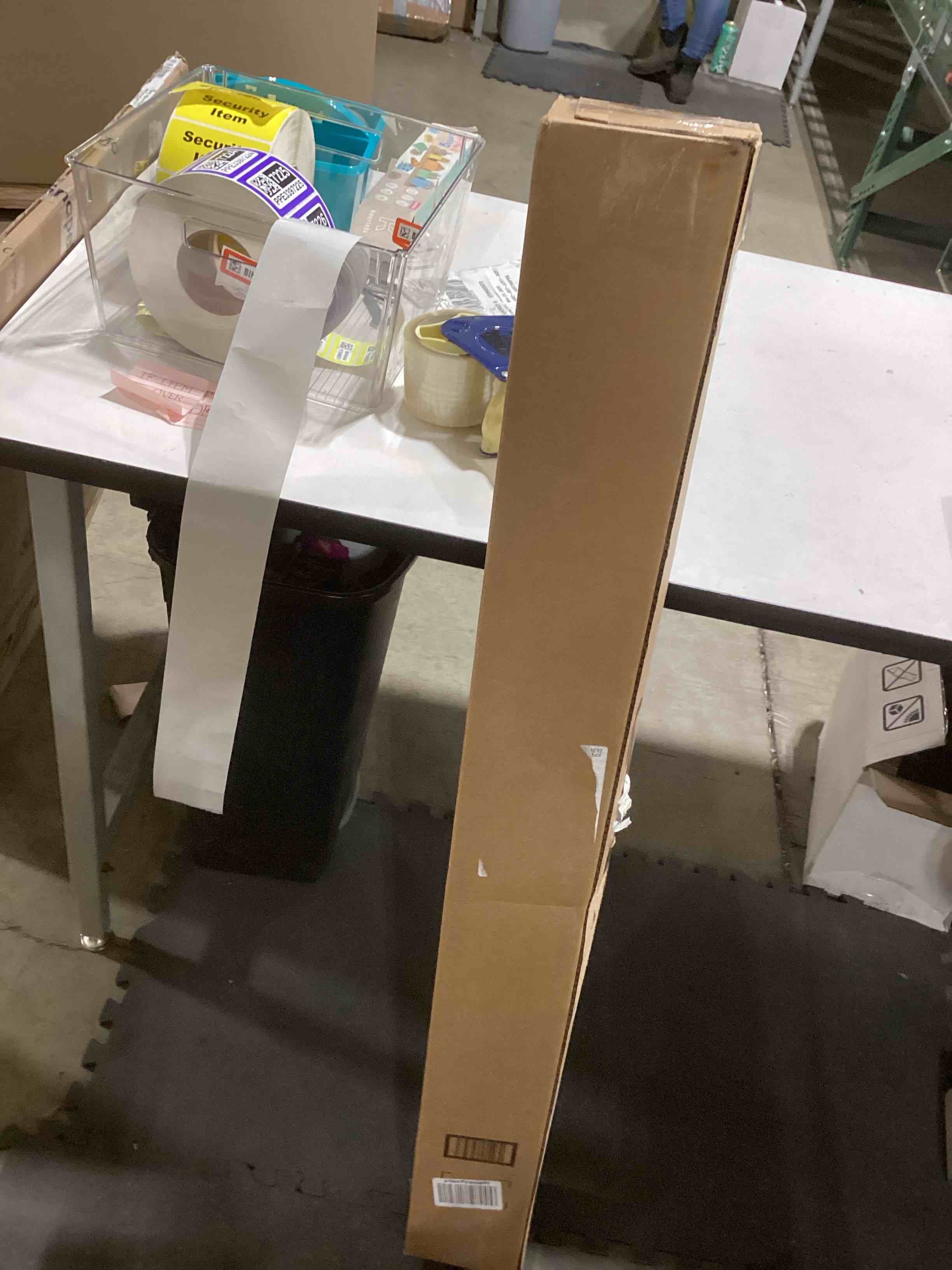 Condition photo showing As Is for Prime-Line M 6258 Frameless Shower Door Bottom Seal for 3/8 In. Thick Glass Doors – Stop Shower Leaks and Create a Water Barrier, 36 In., Clear Vinyl (Single Pack) Clear 3/8 in. single flap